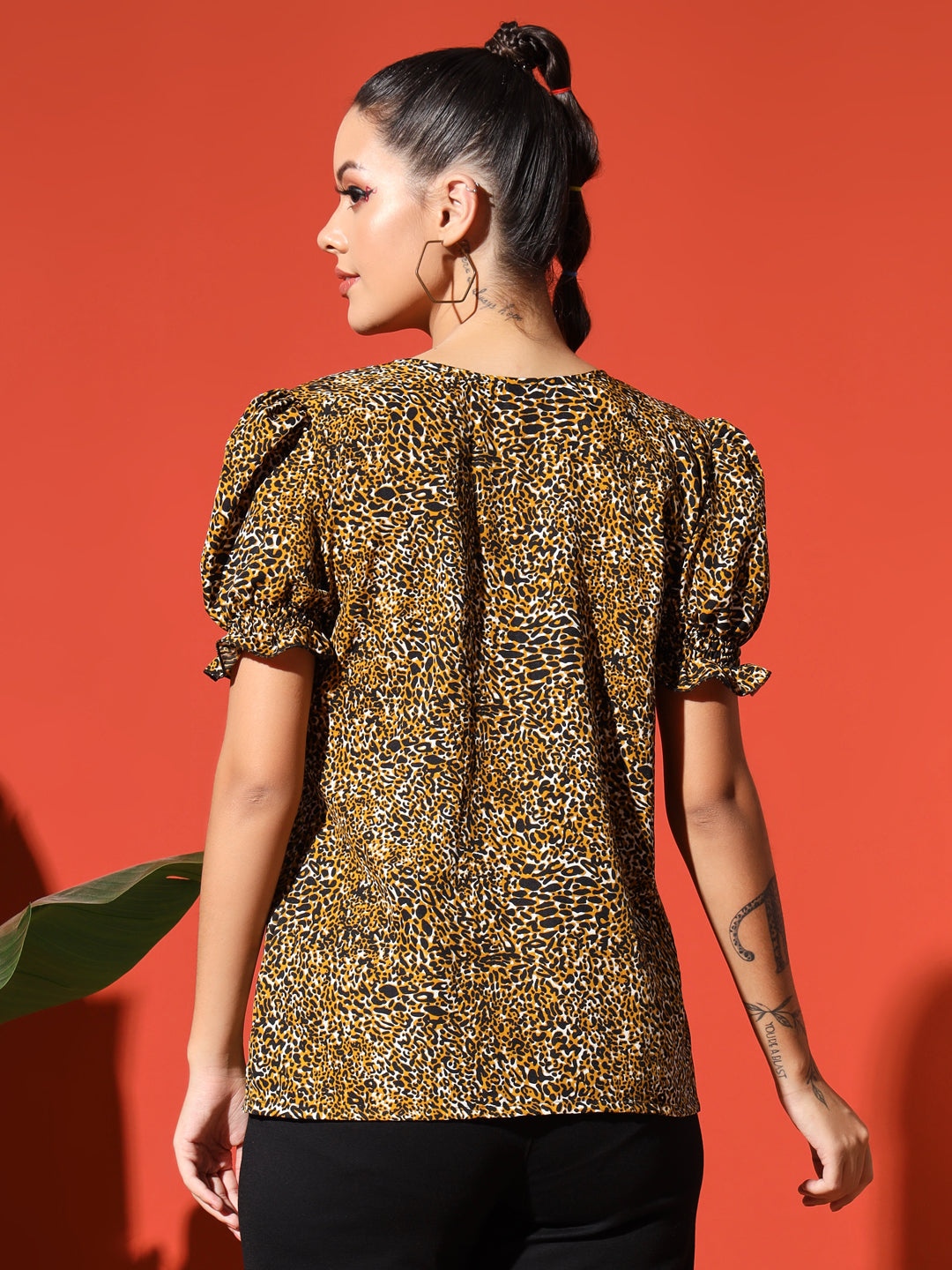 Tiger Print top RUDRAAKSHA