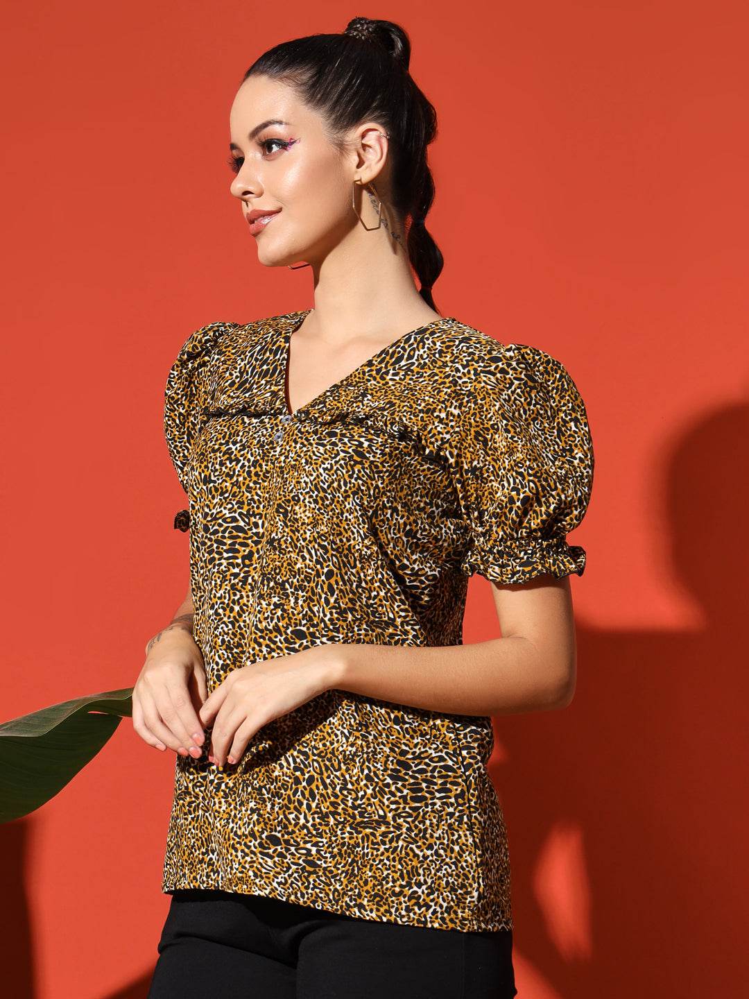 Tiger Print top