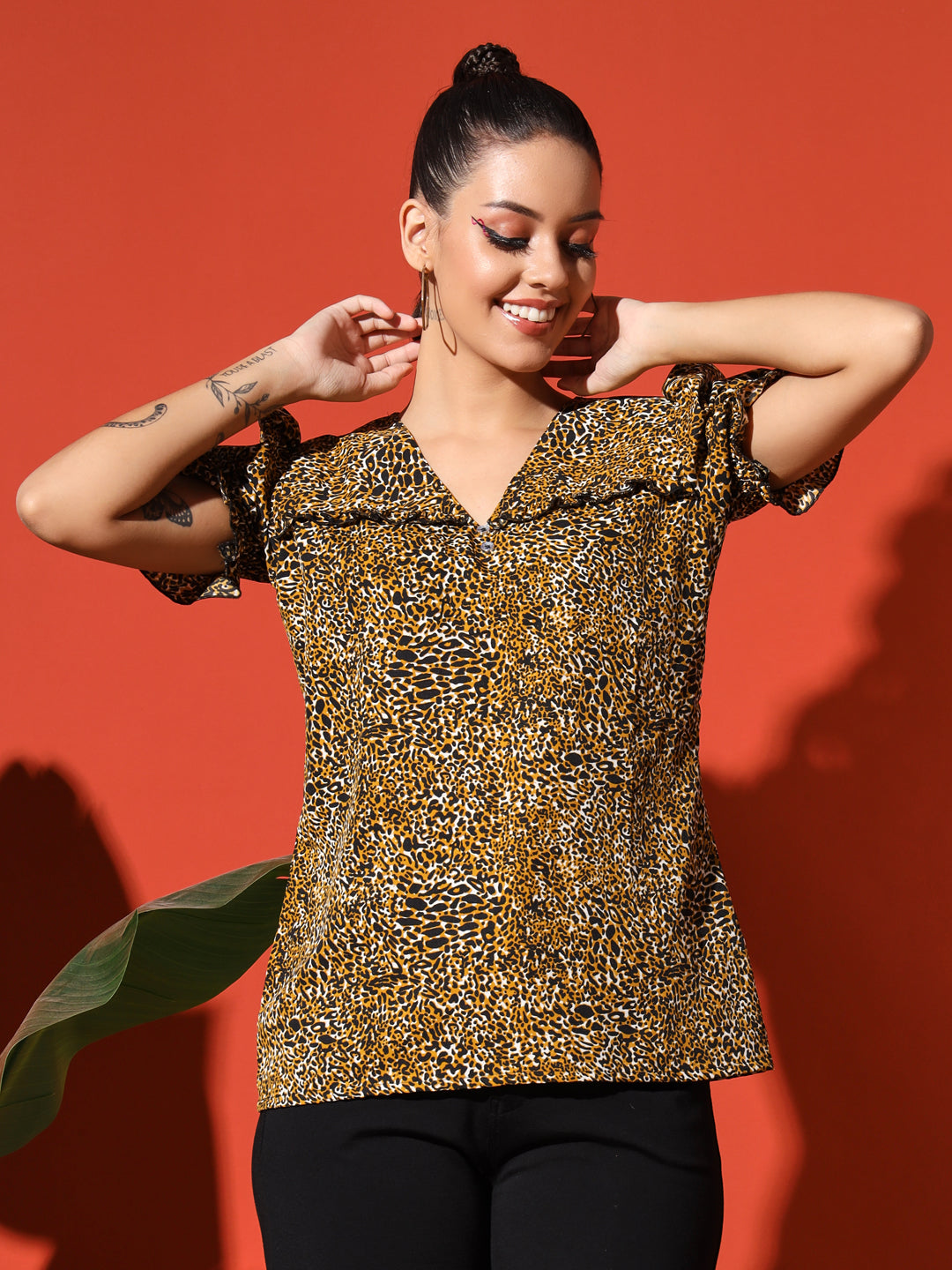 Tiger Print top