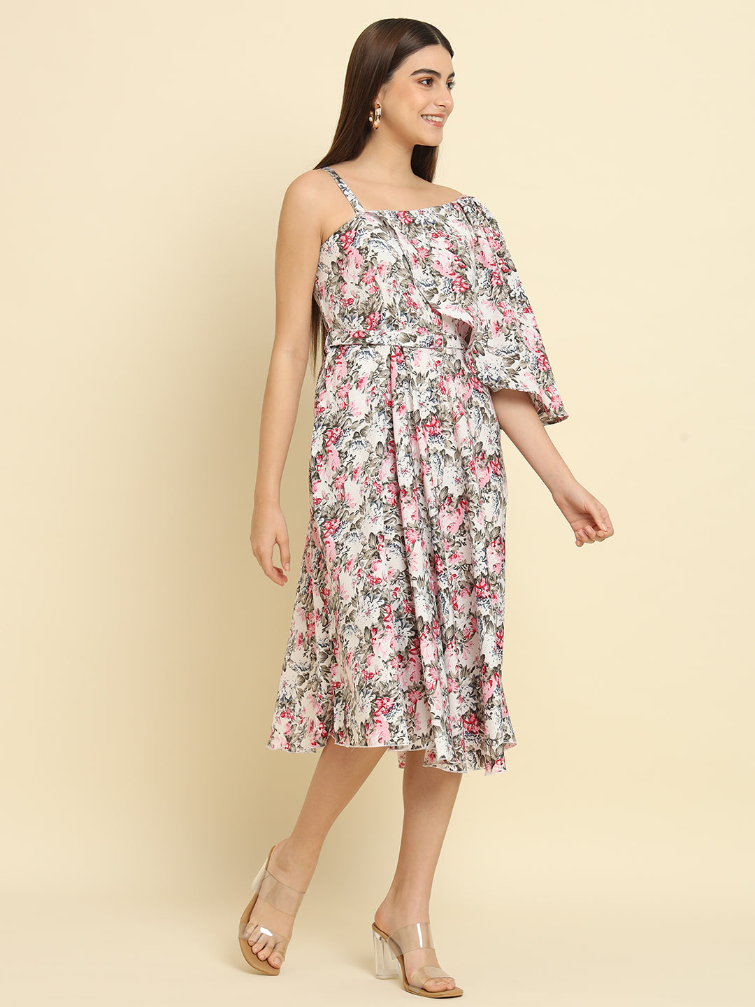 Rudraaksha One Shoulder Dress