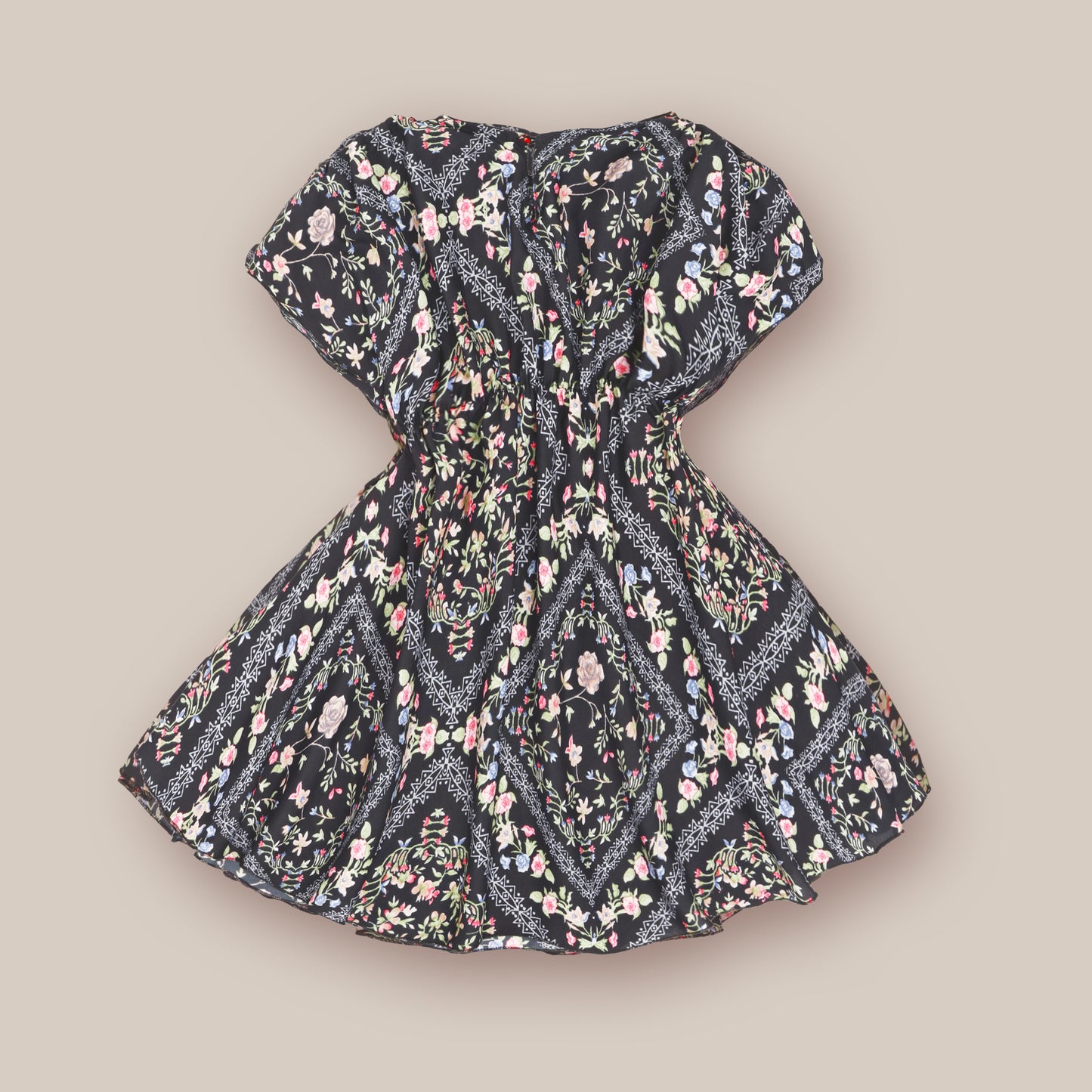Floral Printed Dress For Girls