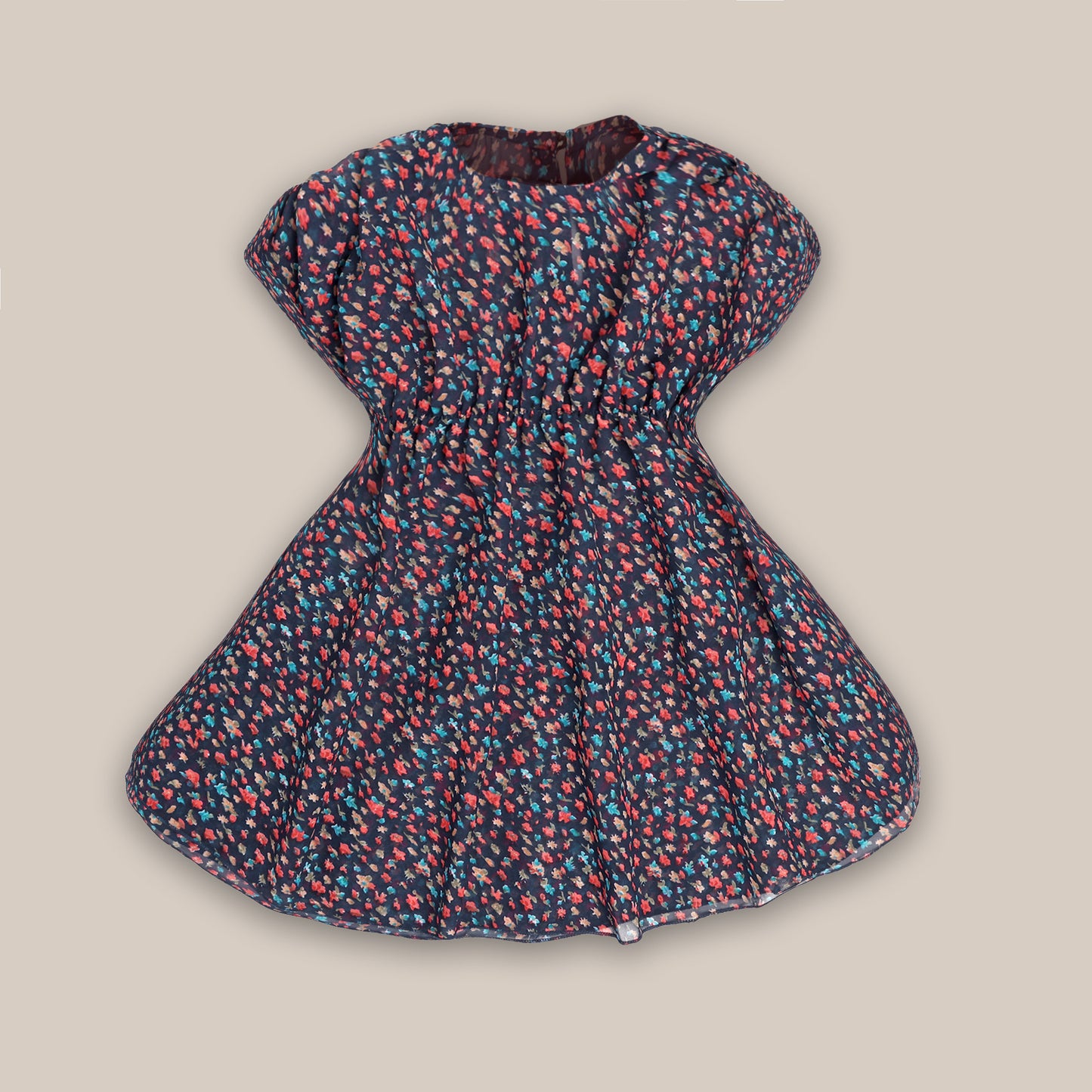 Floral Printed Dress For Girls