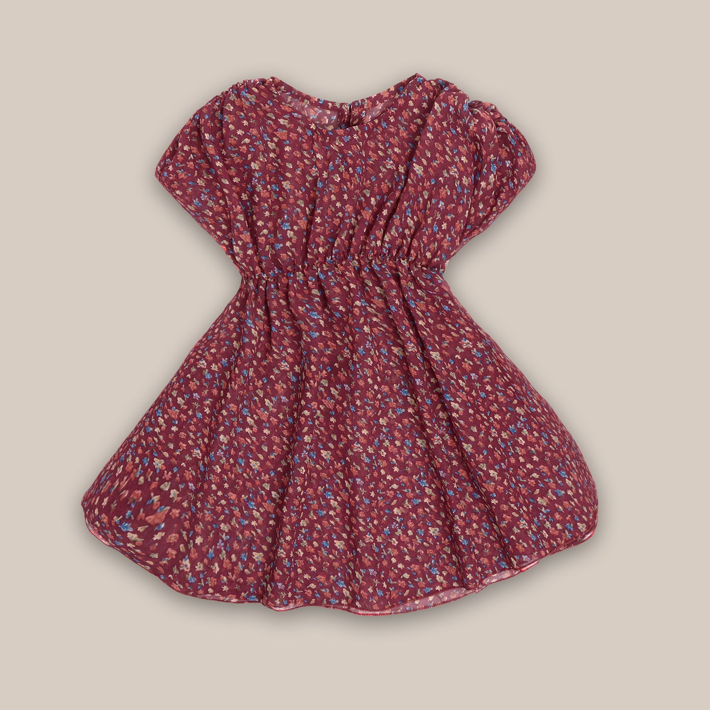 Floral Printed Dress For Girls