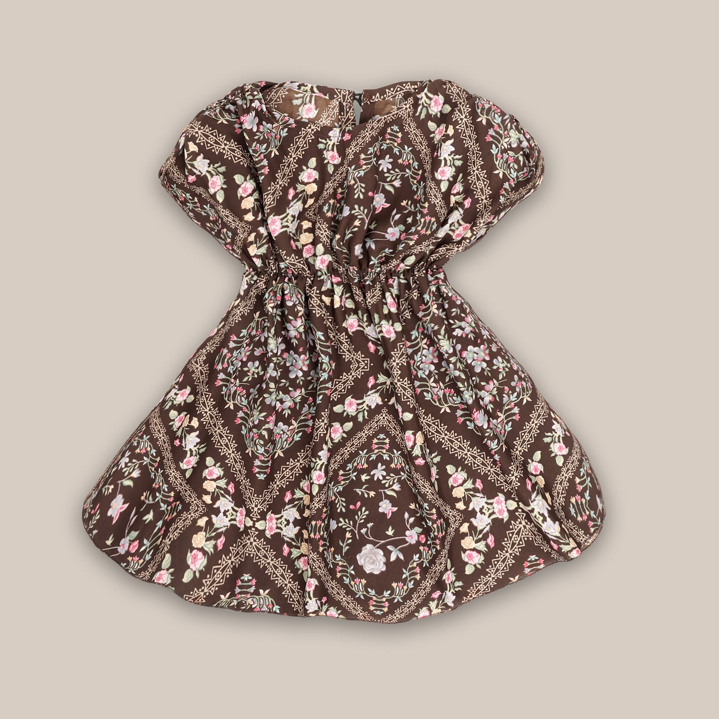 Floral Printed Dress For Girls