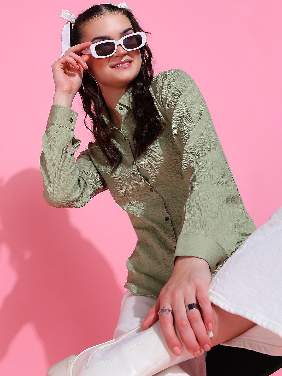 Delta Crepe Shirt
