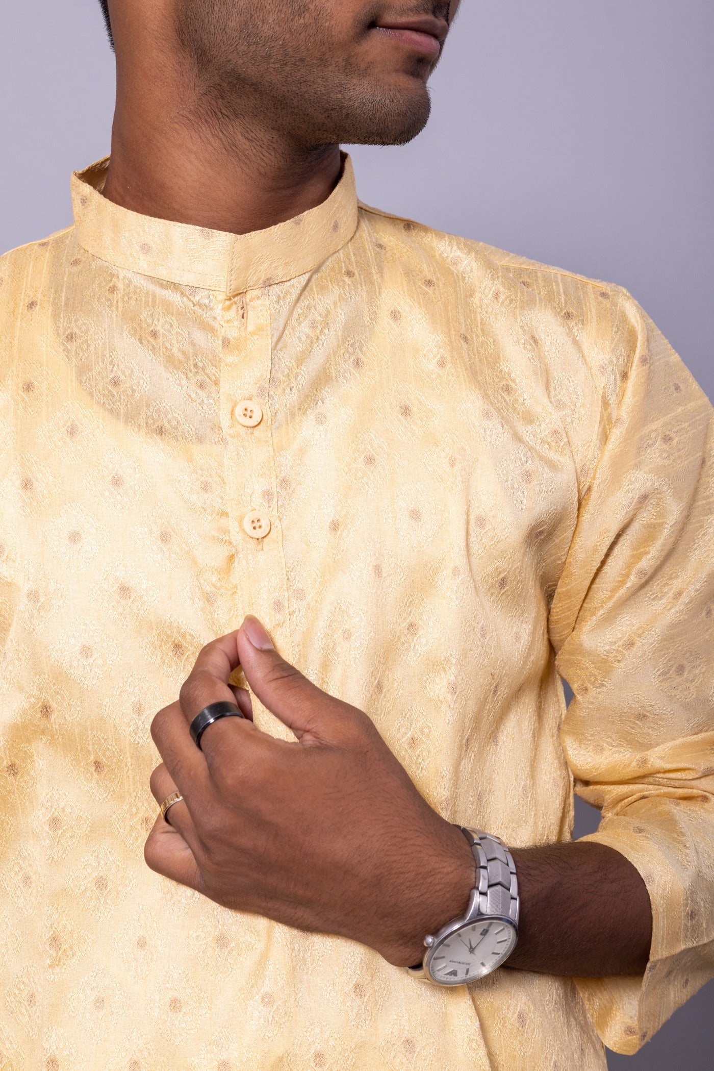 Men's Silk Kurta Pyjama Set