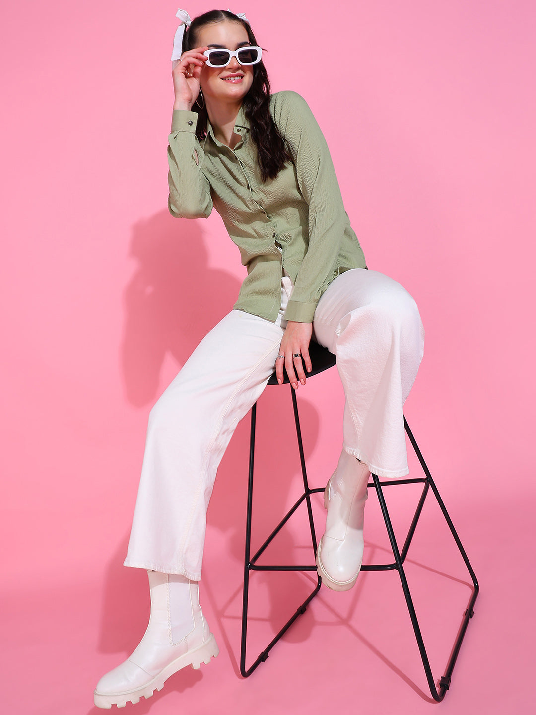 Delta Crepe Shirt