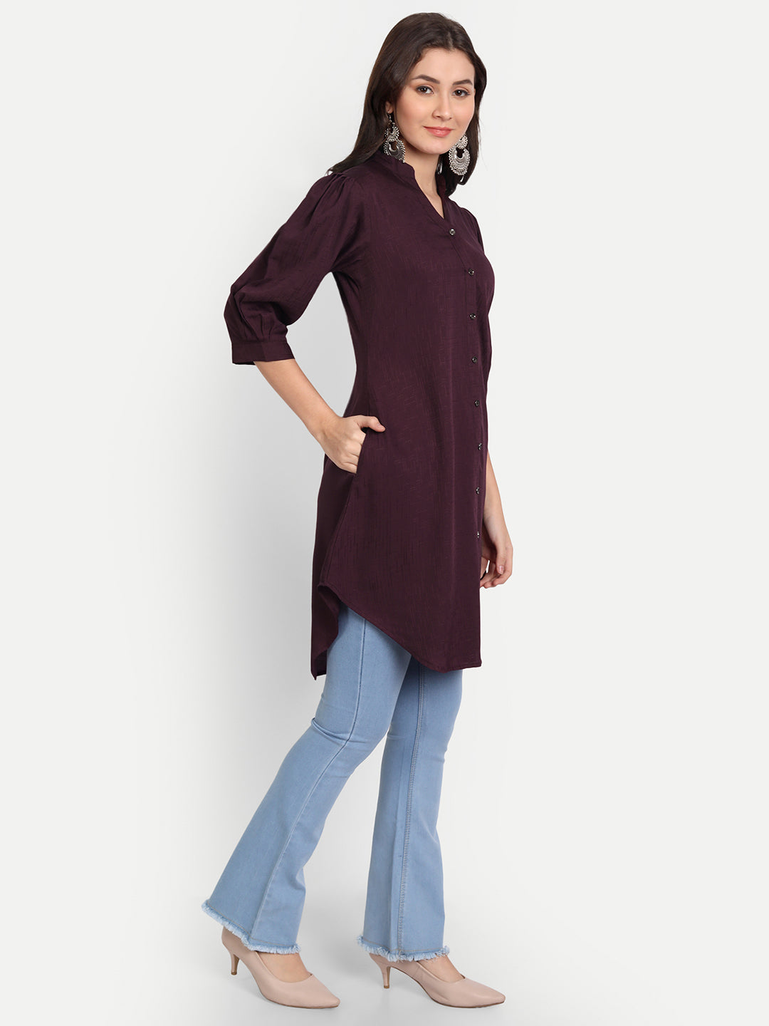 Rudraaksha Button Up Tunic