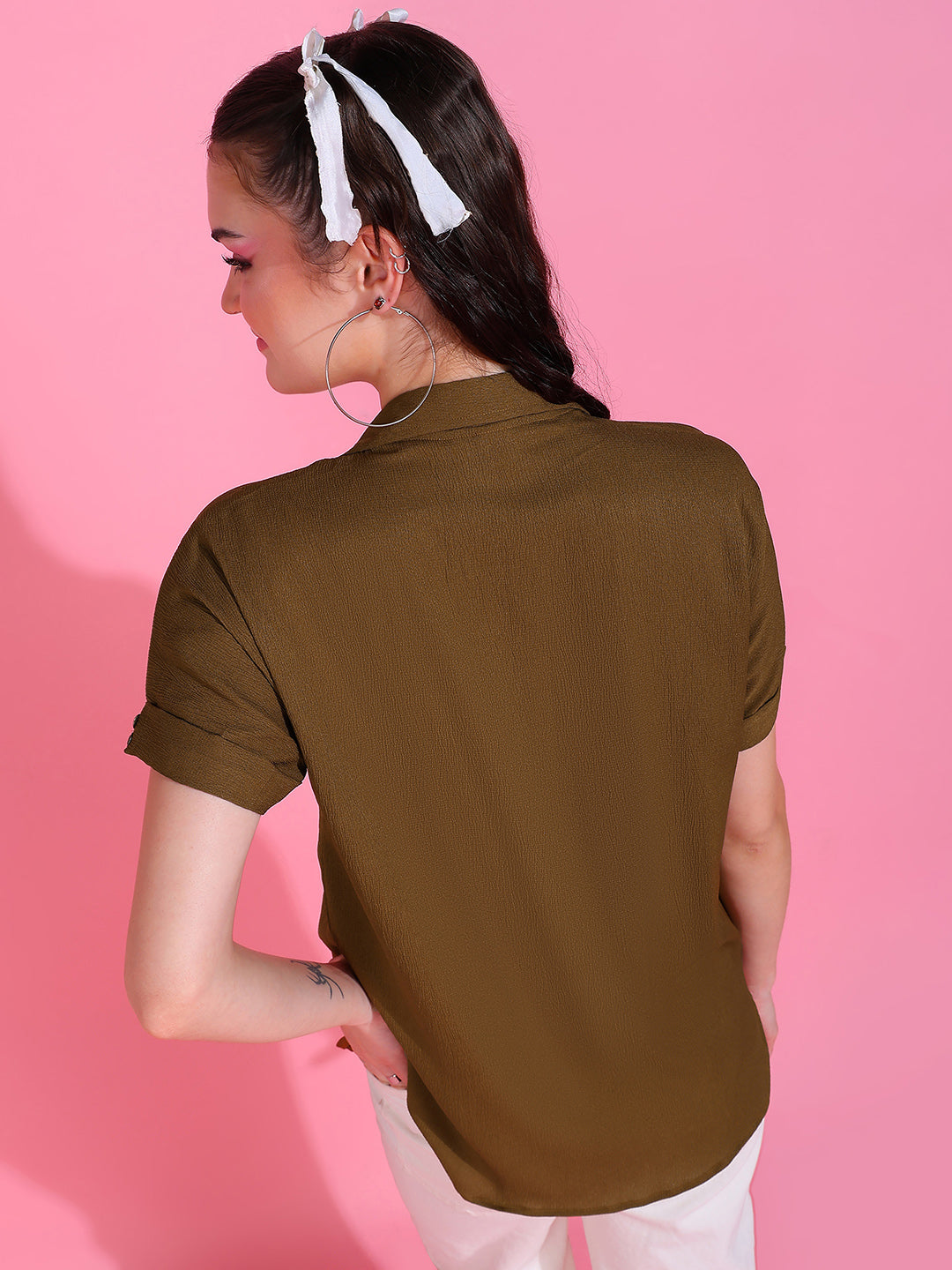 Delta Crepe Top