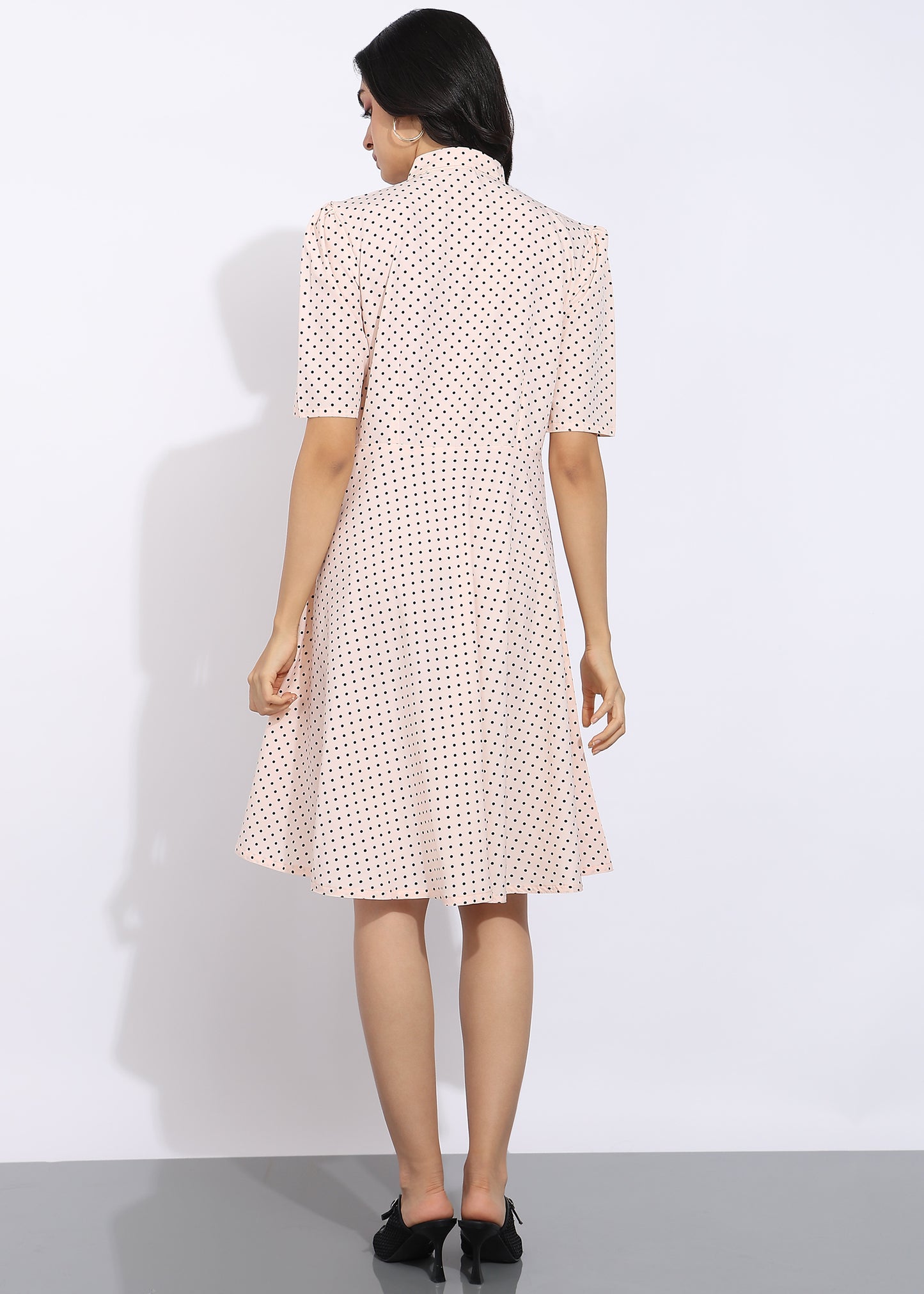 Rudraaksha Polka Dress