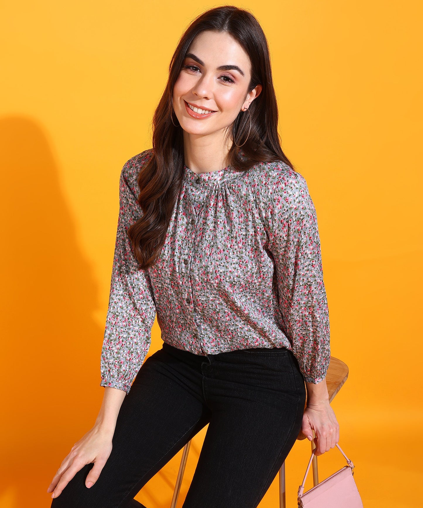 Printed shirt for women RUDRAAKSHA