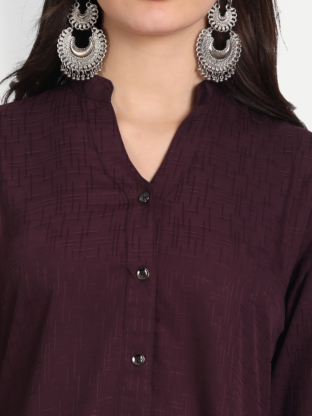 Rudraaksha Button Up Tunic RUDRAAKSHA