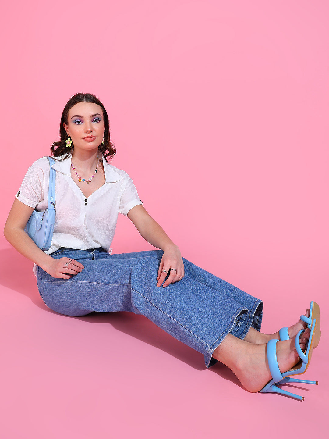 Delta Crepe Top