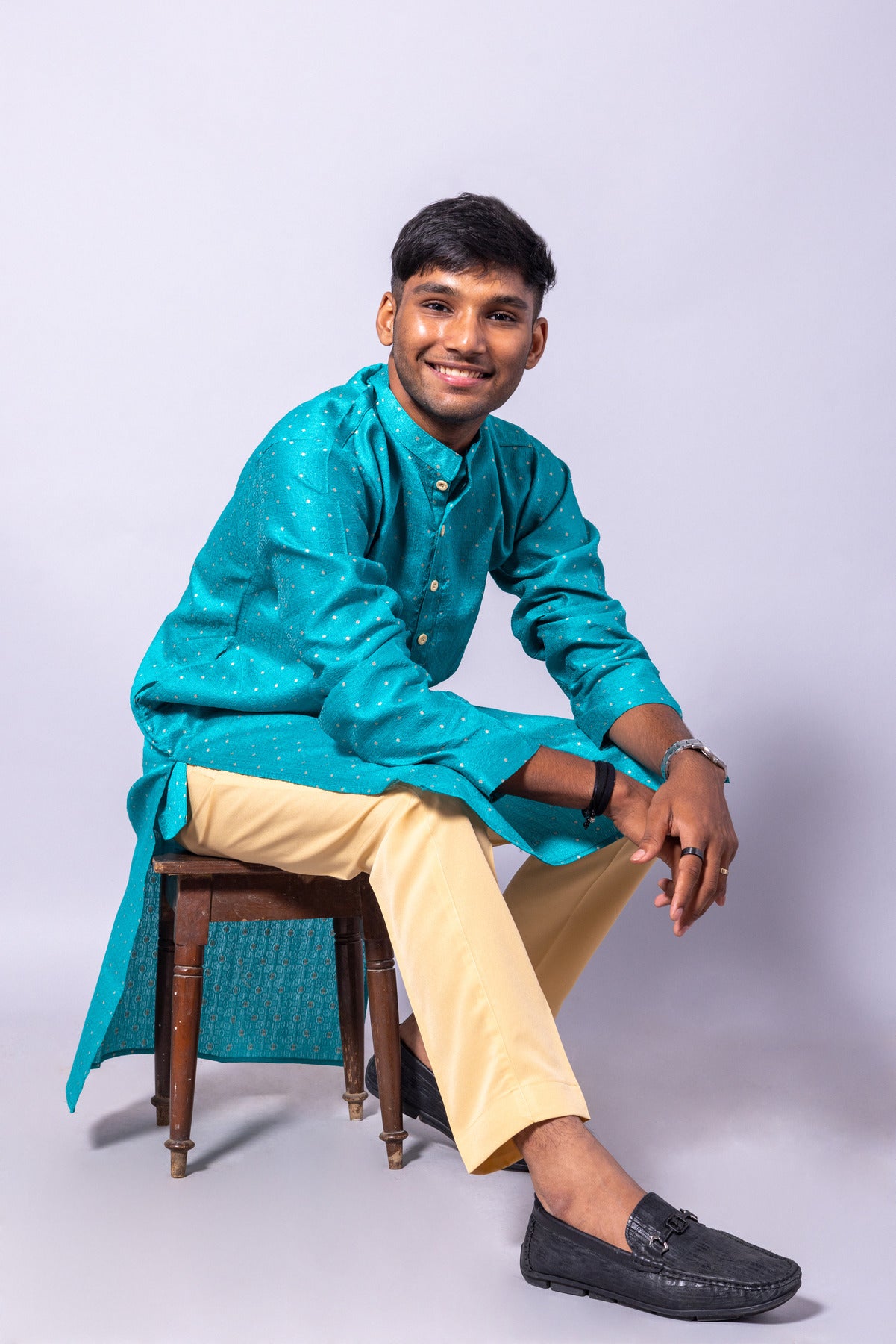 Men's Silk Kurta Pyjama Set