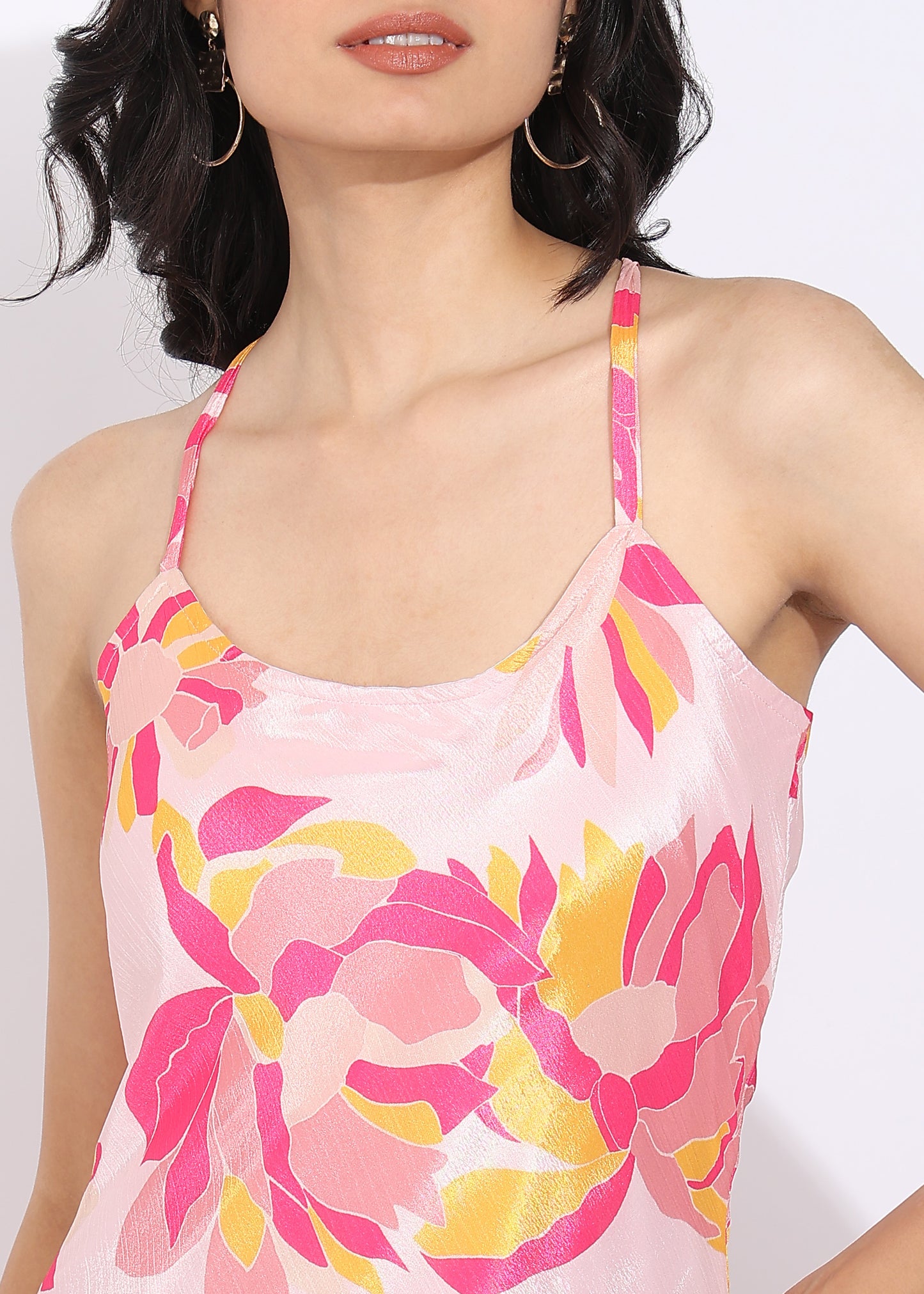 Rudraaksha Floral Slit Maxi Dress