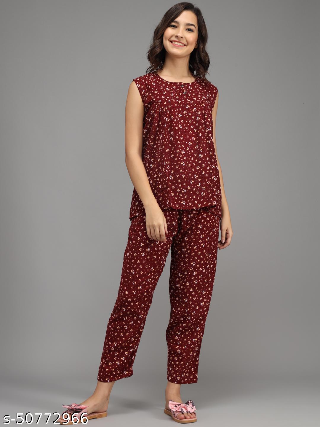 Rudraaksha Comfortable nght suit set for women