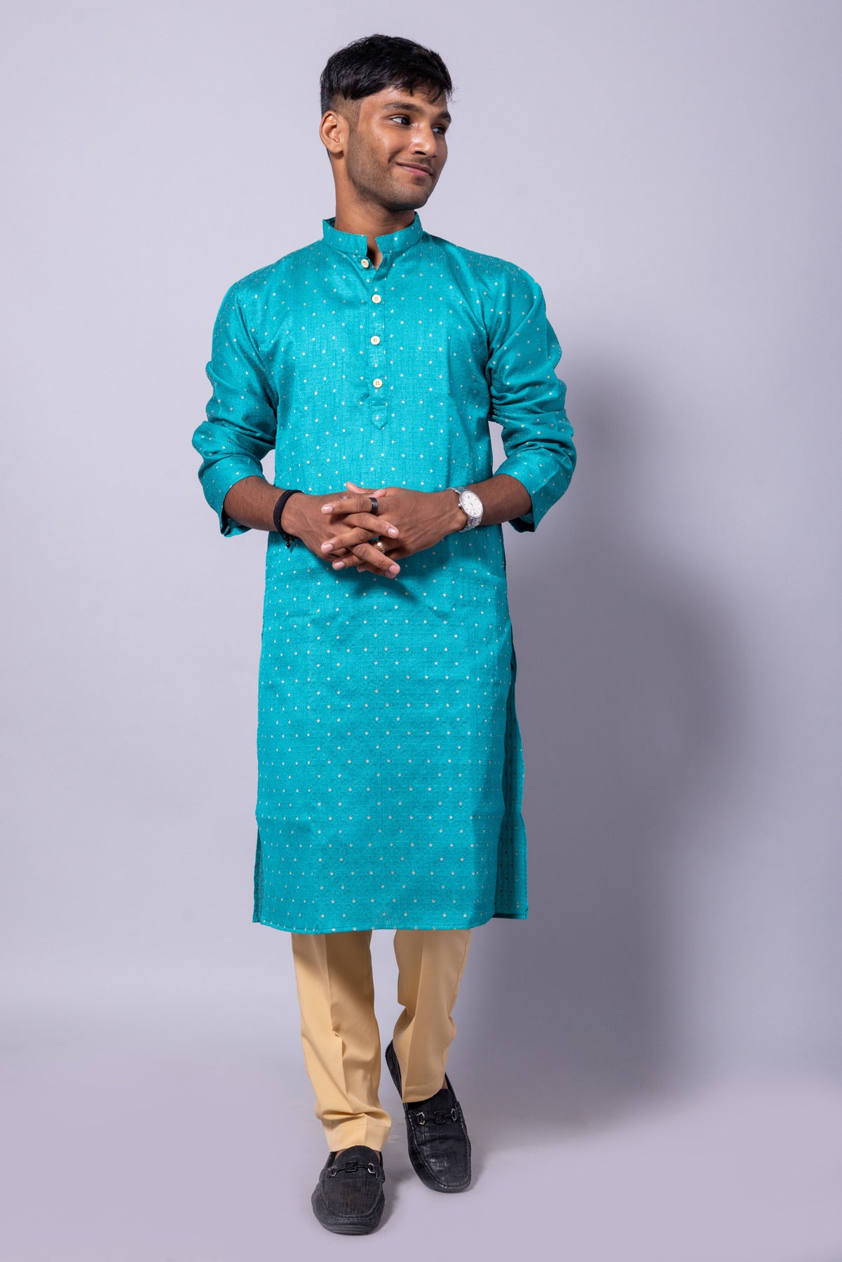 Men's Silk Kurta Pyjama Set