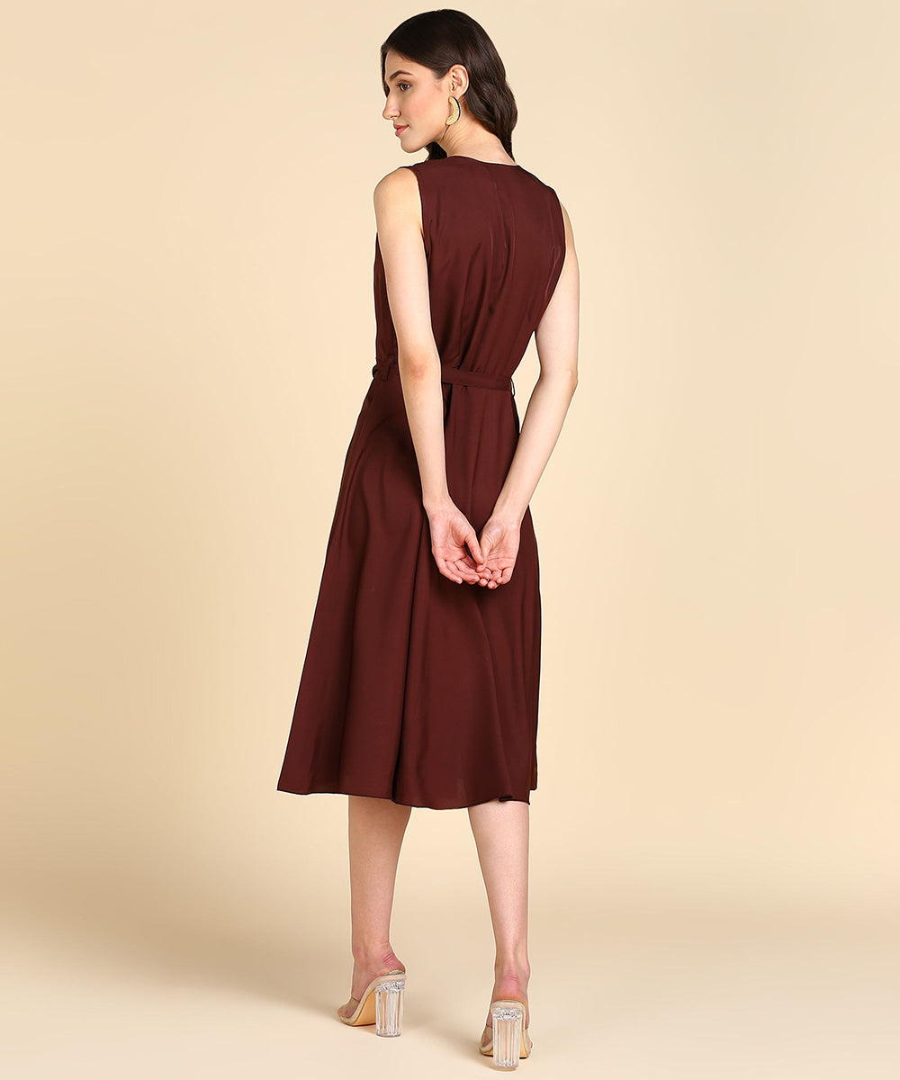 Rudraaksha Stylish Striped Dress For women