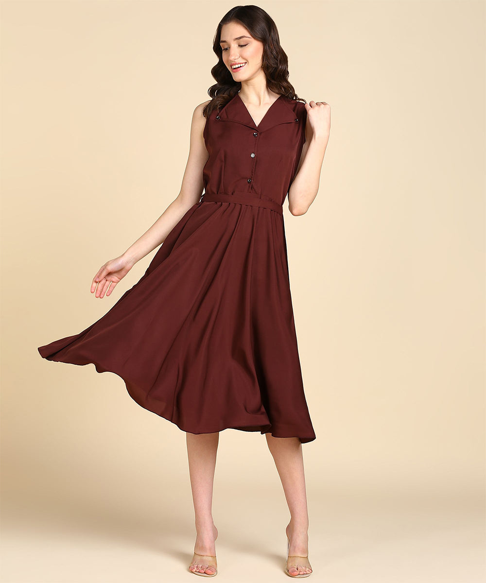 Rudraaksha Stylish Striped Dress For women
