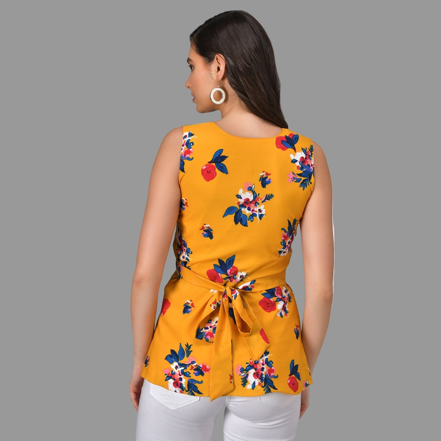 Floral Printed Top RUDRAAKSHA