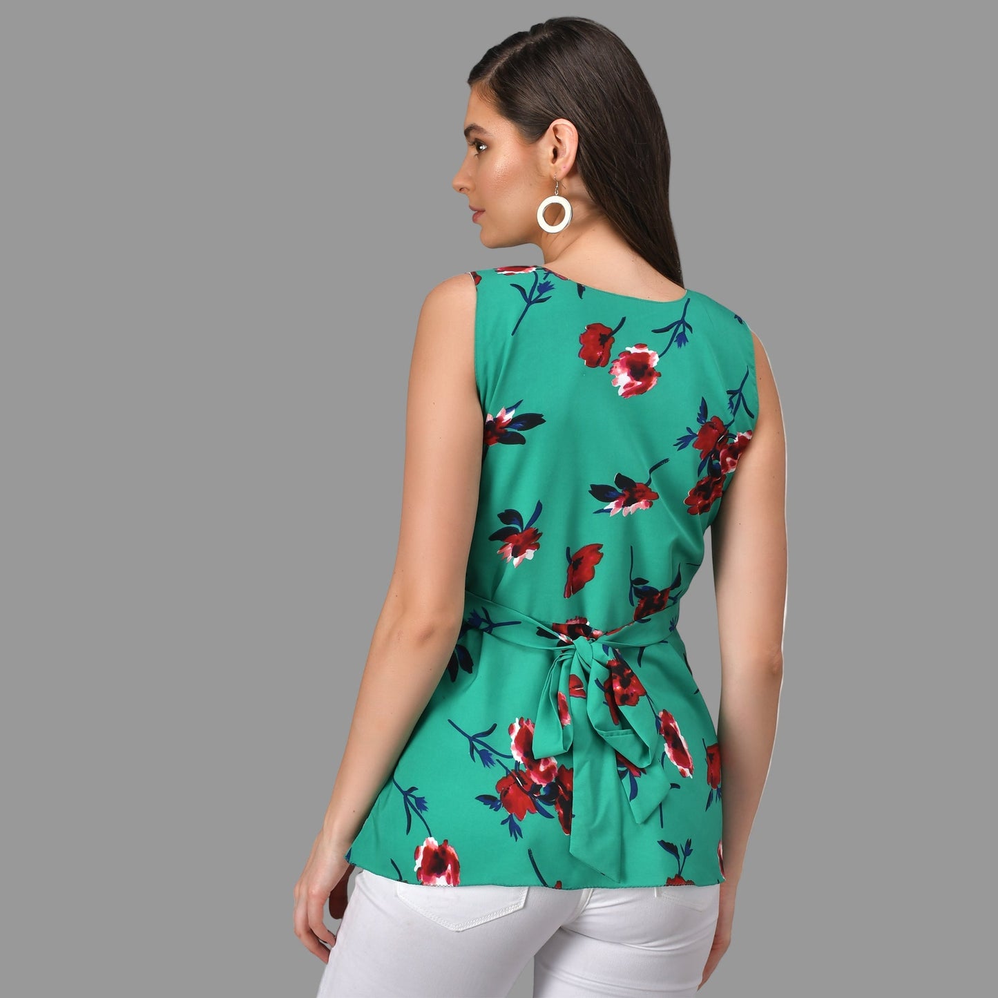 Floral Printed Top RUDRAAKSHA