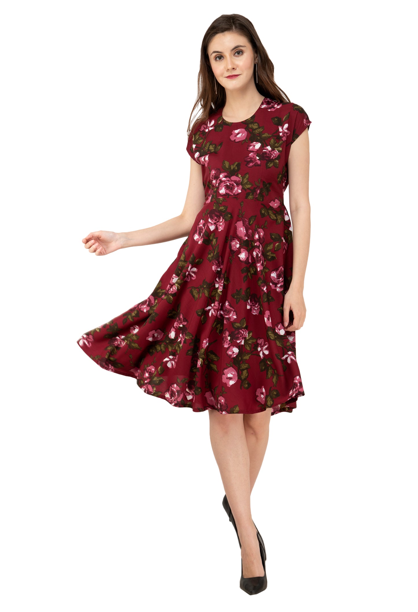 Rudraaksha Floral Short Dress