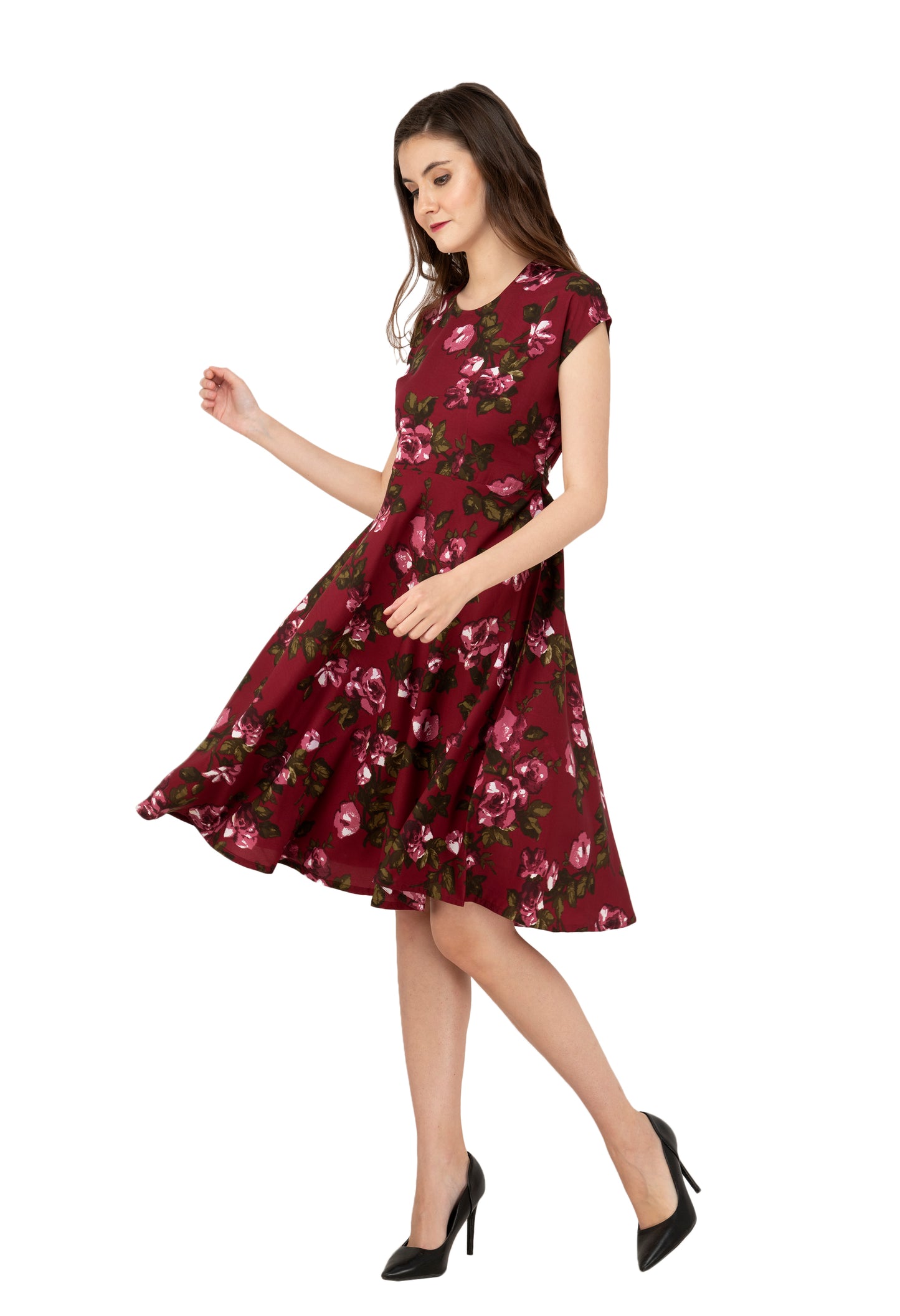 Rudraaksha Floral Short Dress