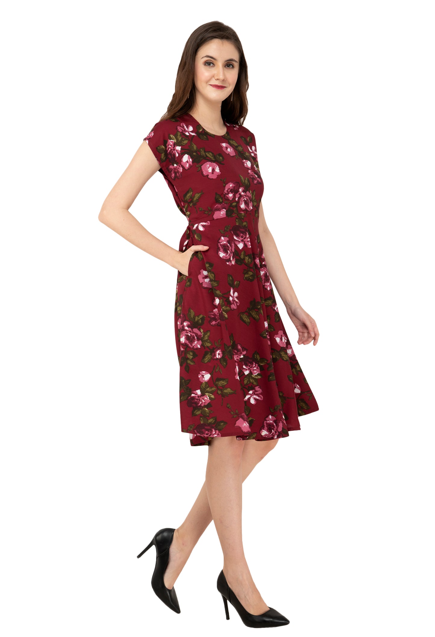 Rudraaksha Floral Short Dress
