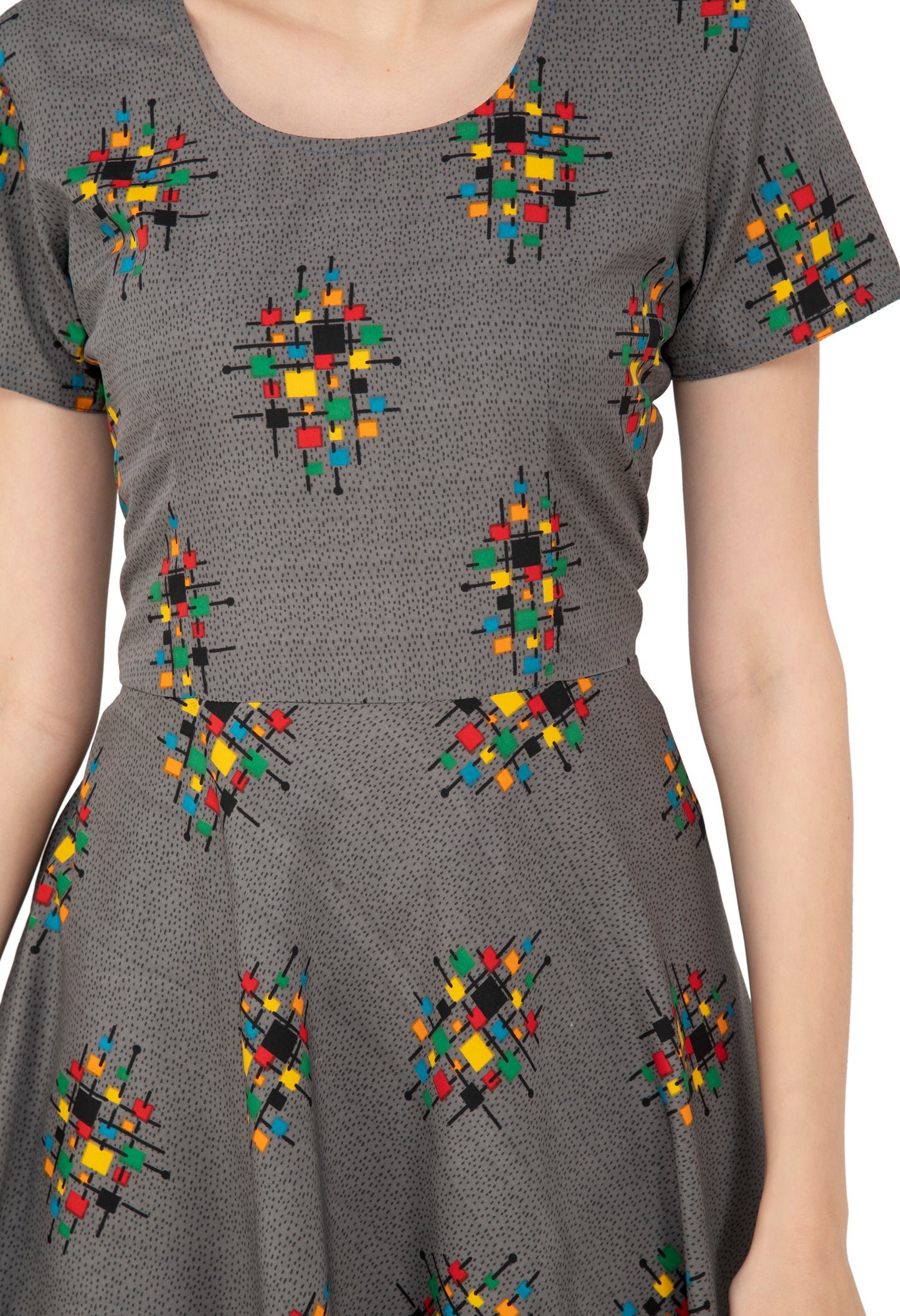 Rudrraaksha Printed Calf Length Dress