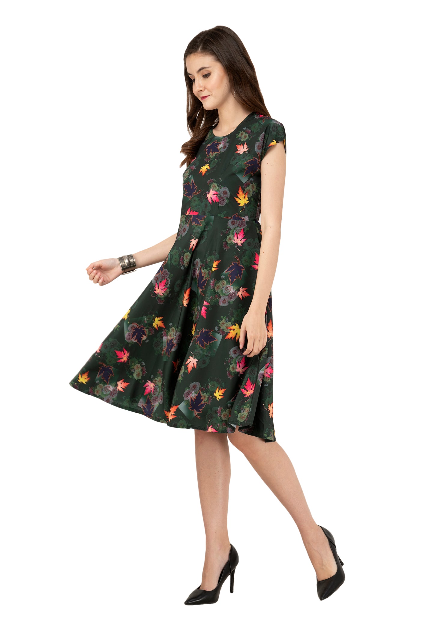 Rudraaksha Floral Short Dress