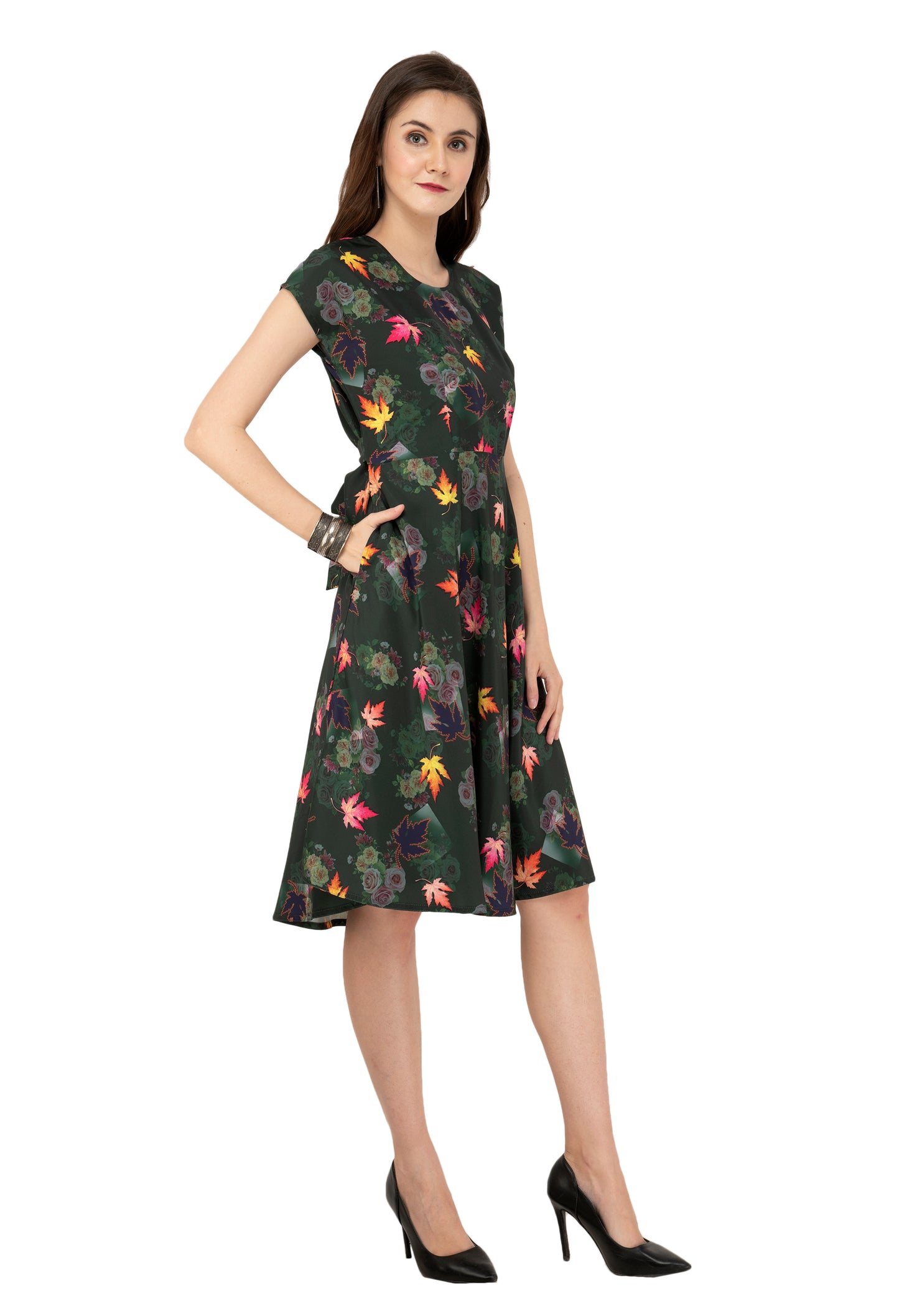 Rudraaksha Floral Short Dress