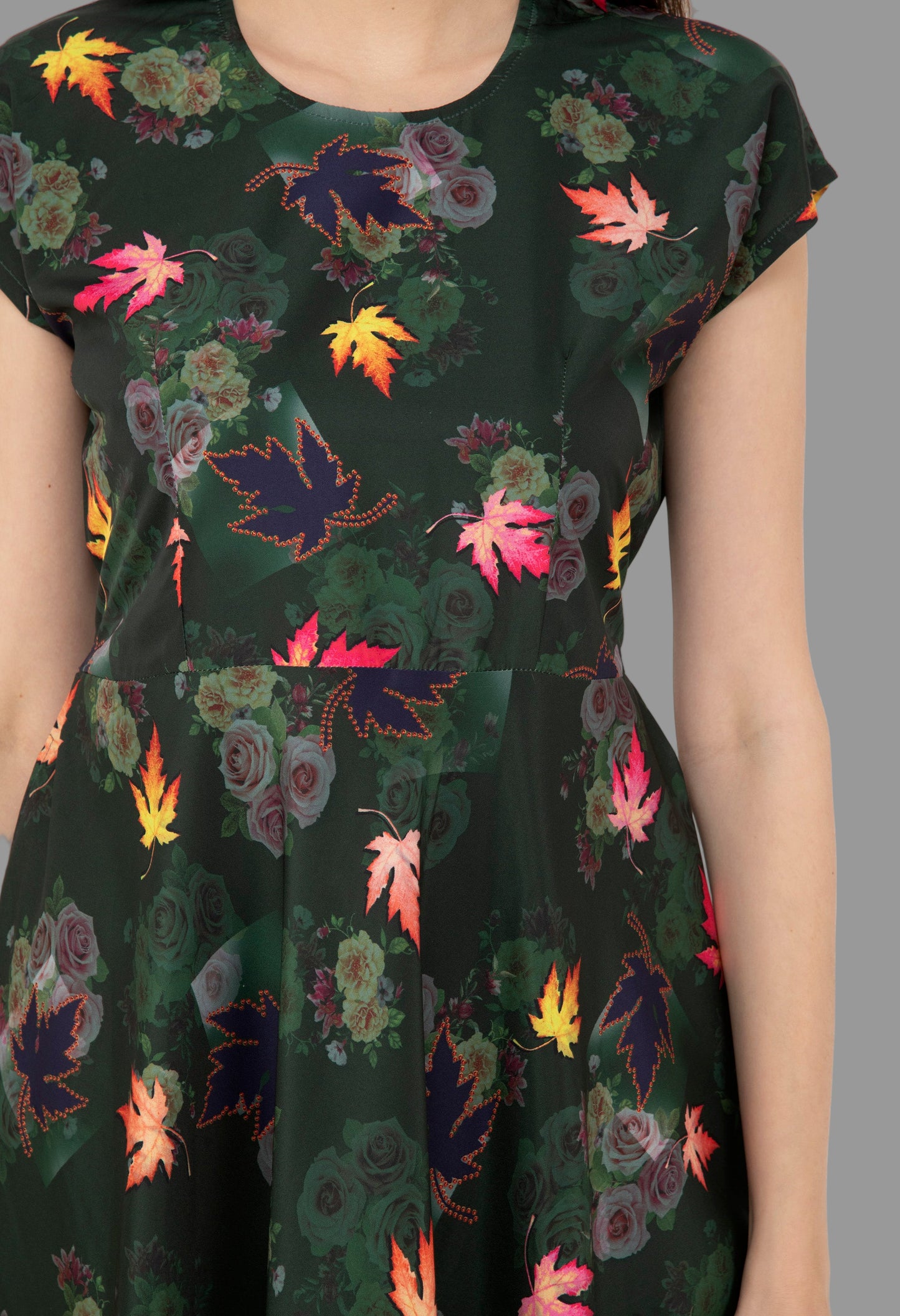 Rudraaksha Floral Short Dress