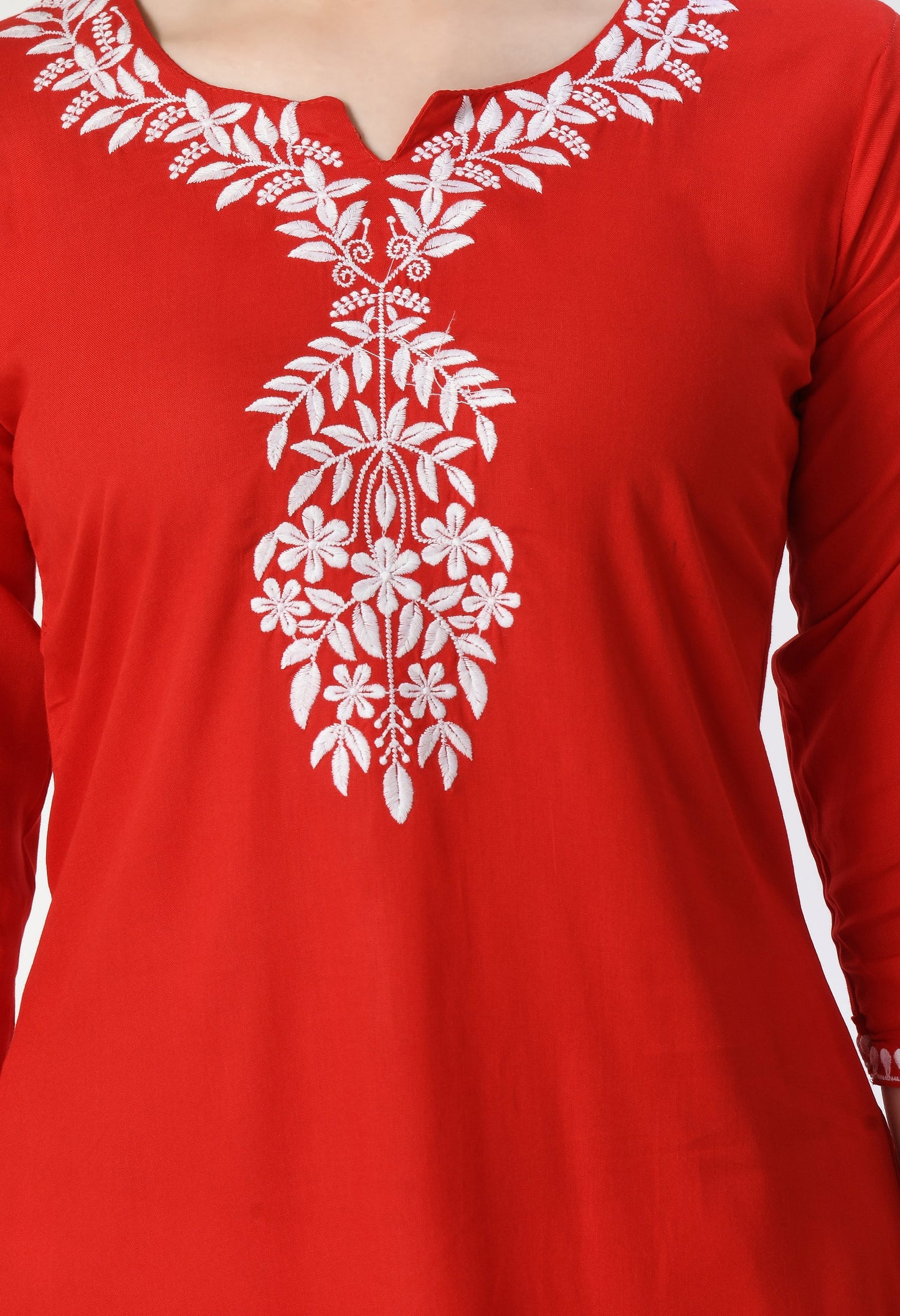 Cotton Chikankari Kurti RUDRAAKSHA