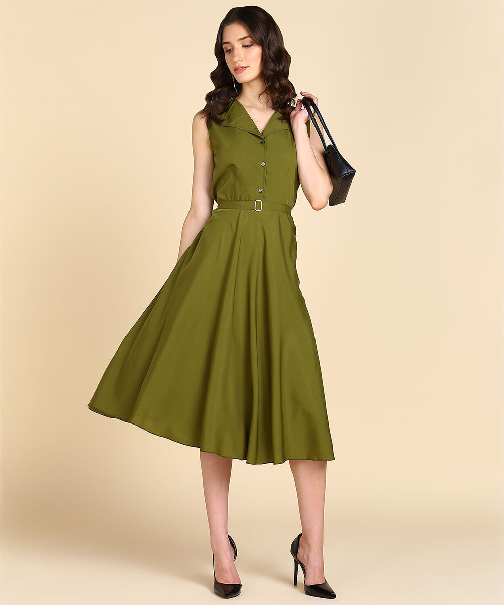 Rudraaksha Stylish solid Dress For women