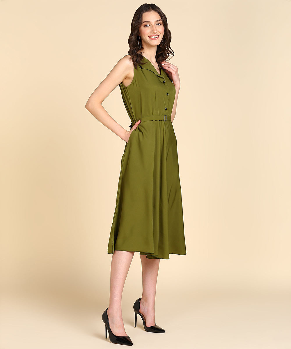 Rudraaksha Stylish solid Dress For women