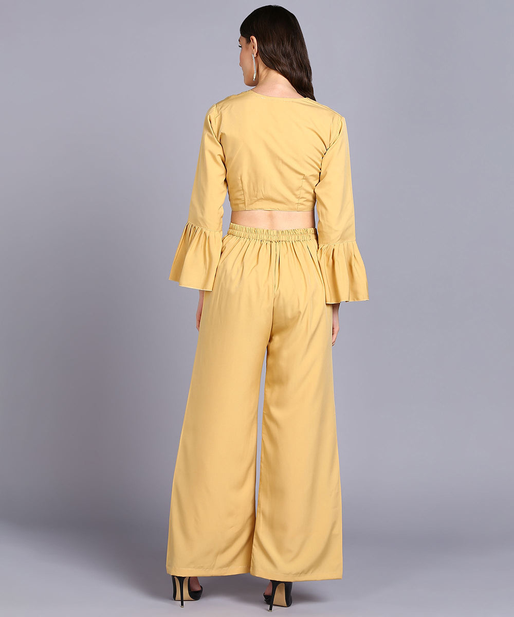 Rudraaksha Stylish solid Co-Ord-Set For women