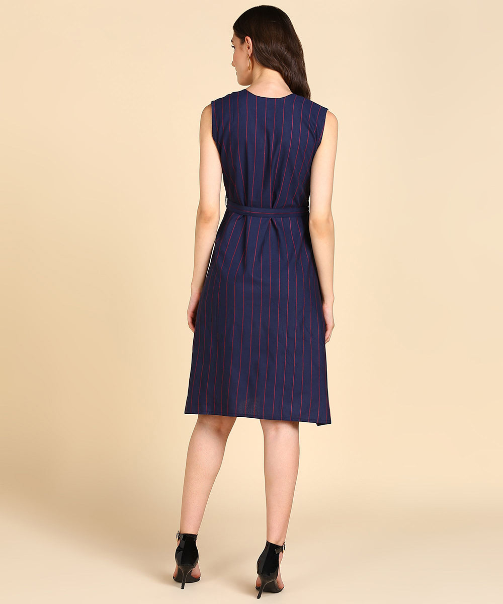 Rudraaksha Stylish Striped Dress For women