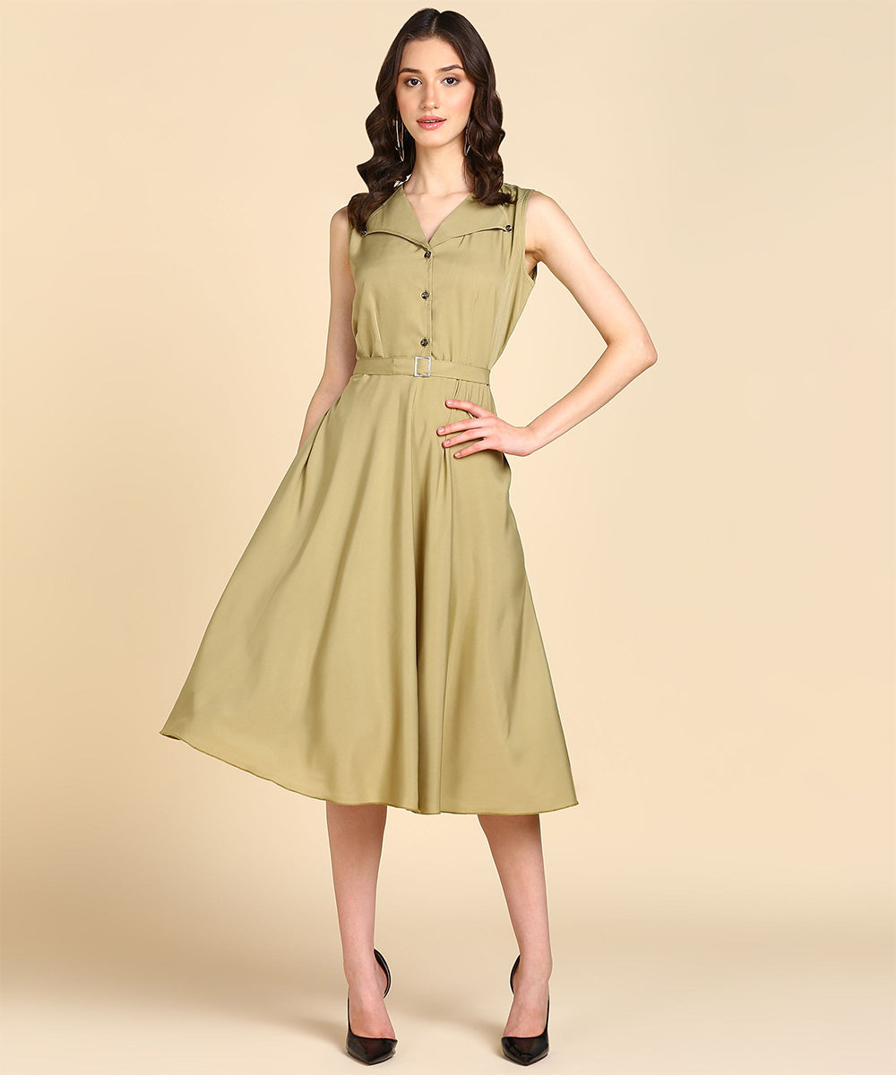 Rudraaksha Stylish solid Dress For women