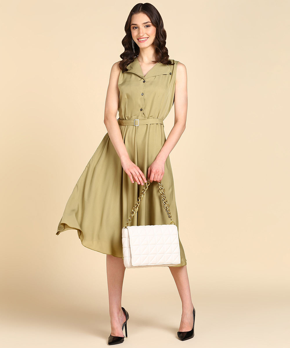 Rudraaksha Stylish solid Dress For women