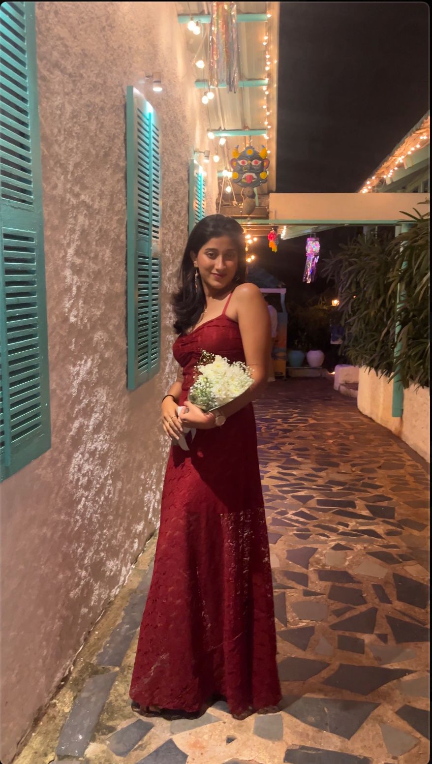 Net Long Dress