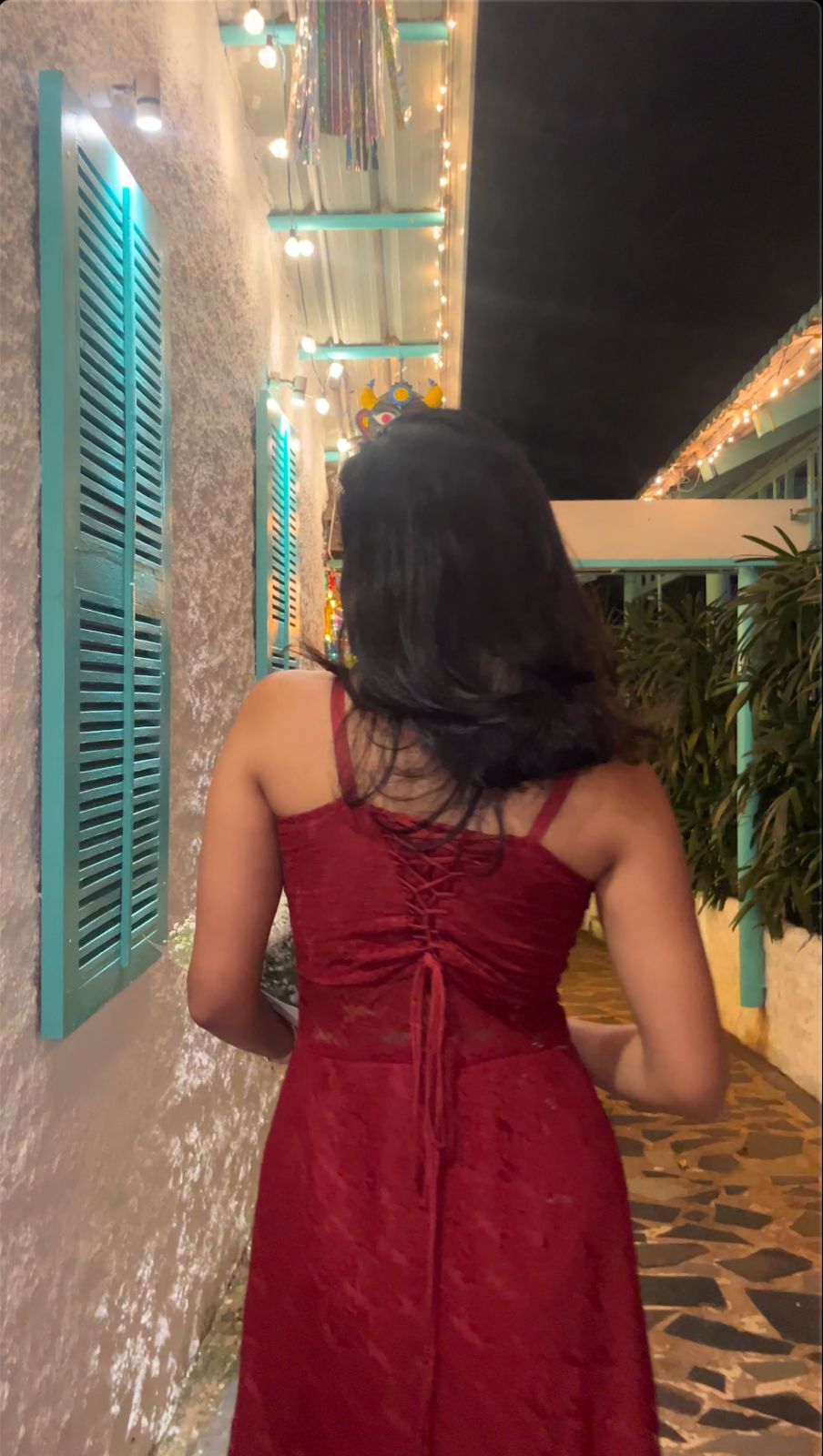 Net Long Dress