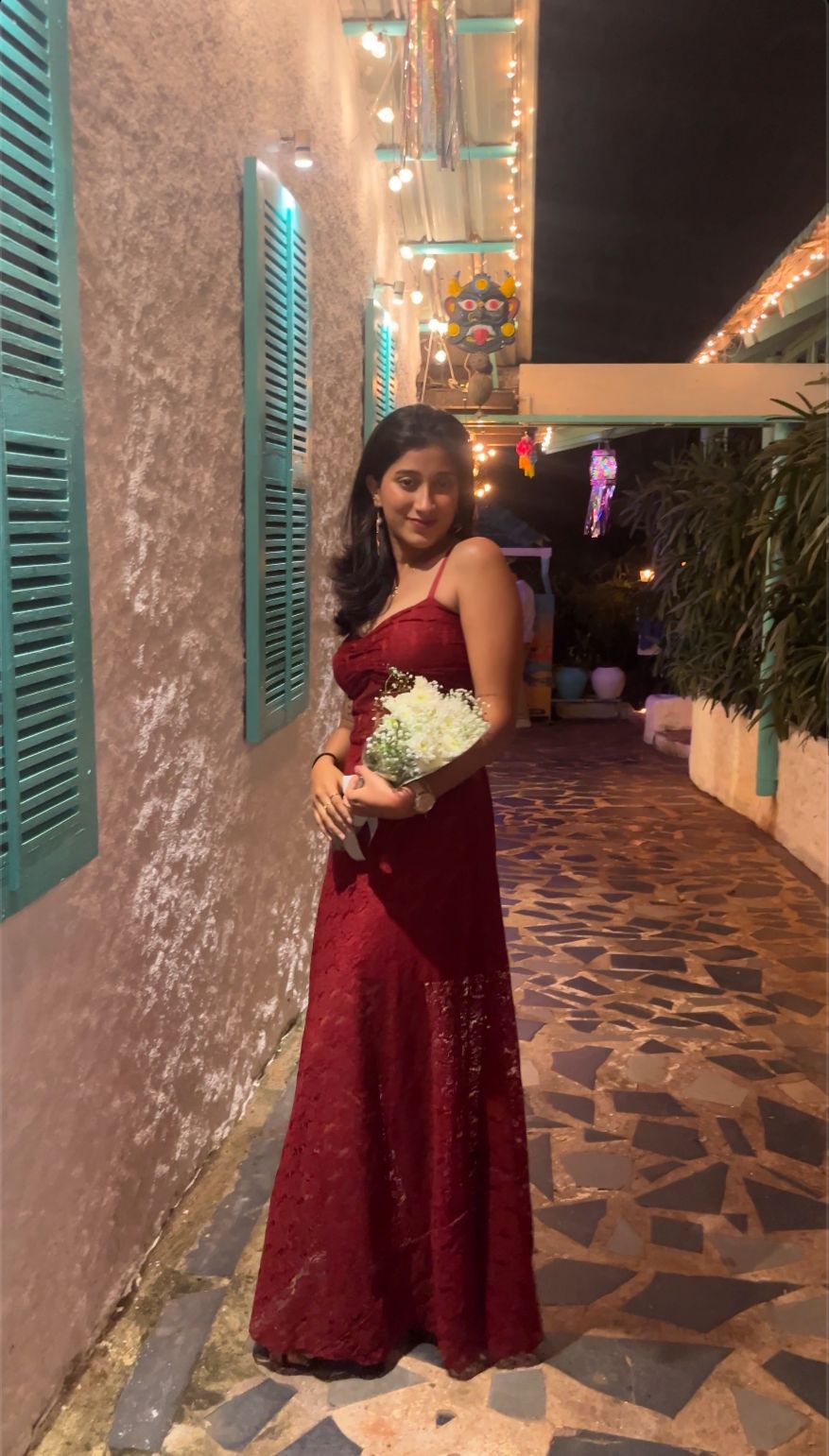 Net Long Dress