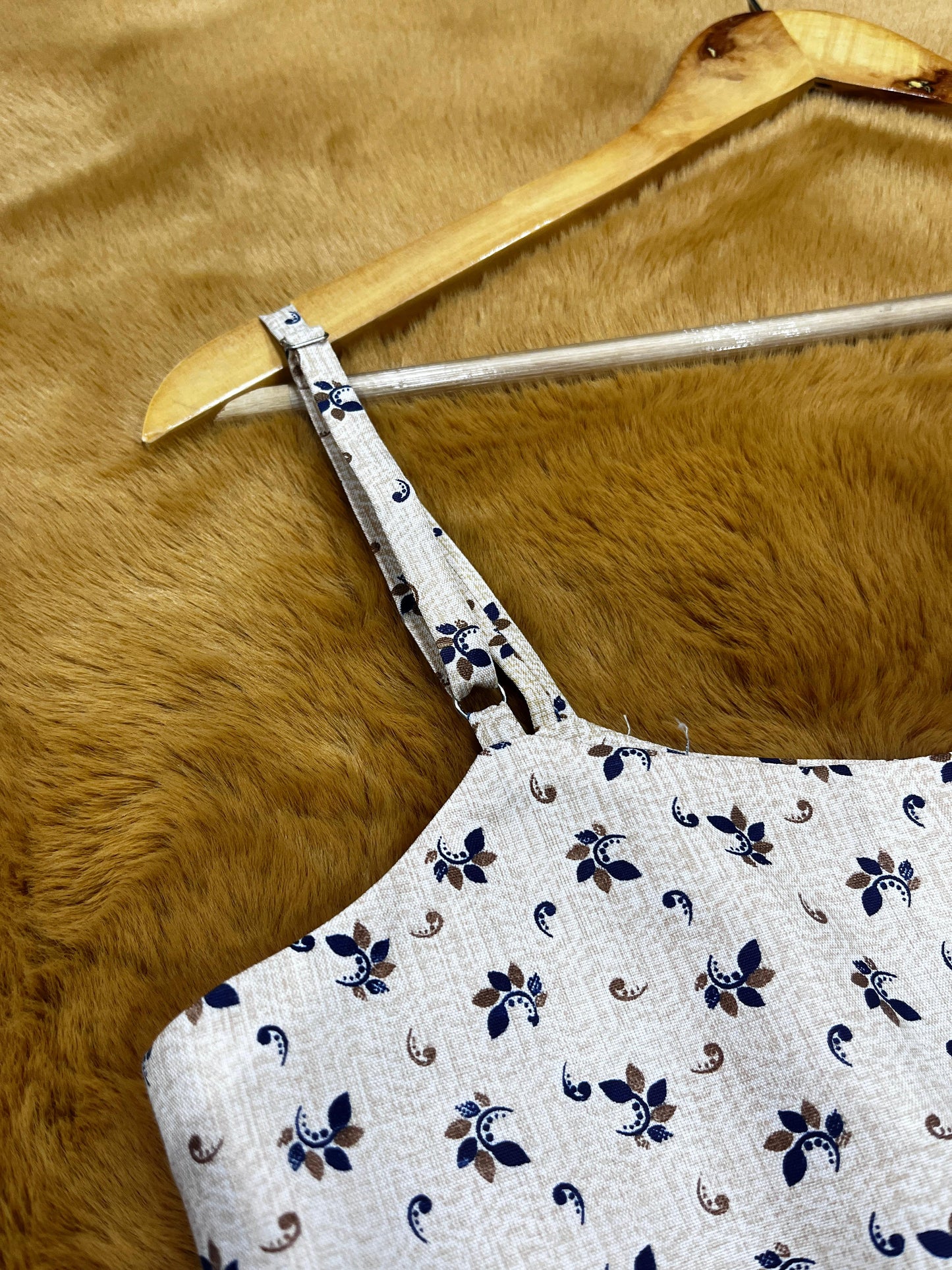 Women's Linen-Look Peplum Camisole Top RUDRAAKSHA