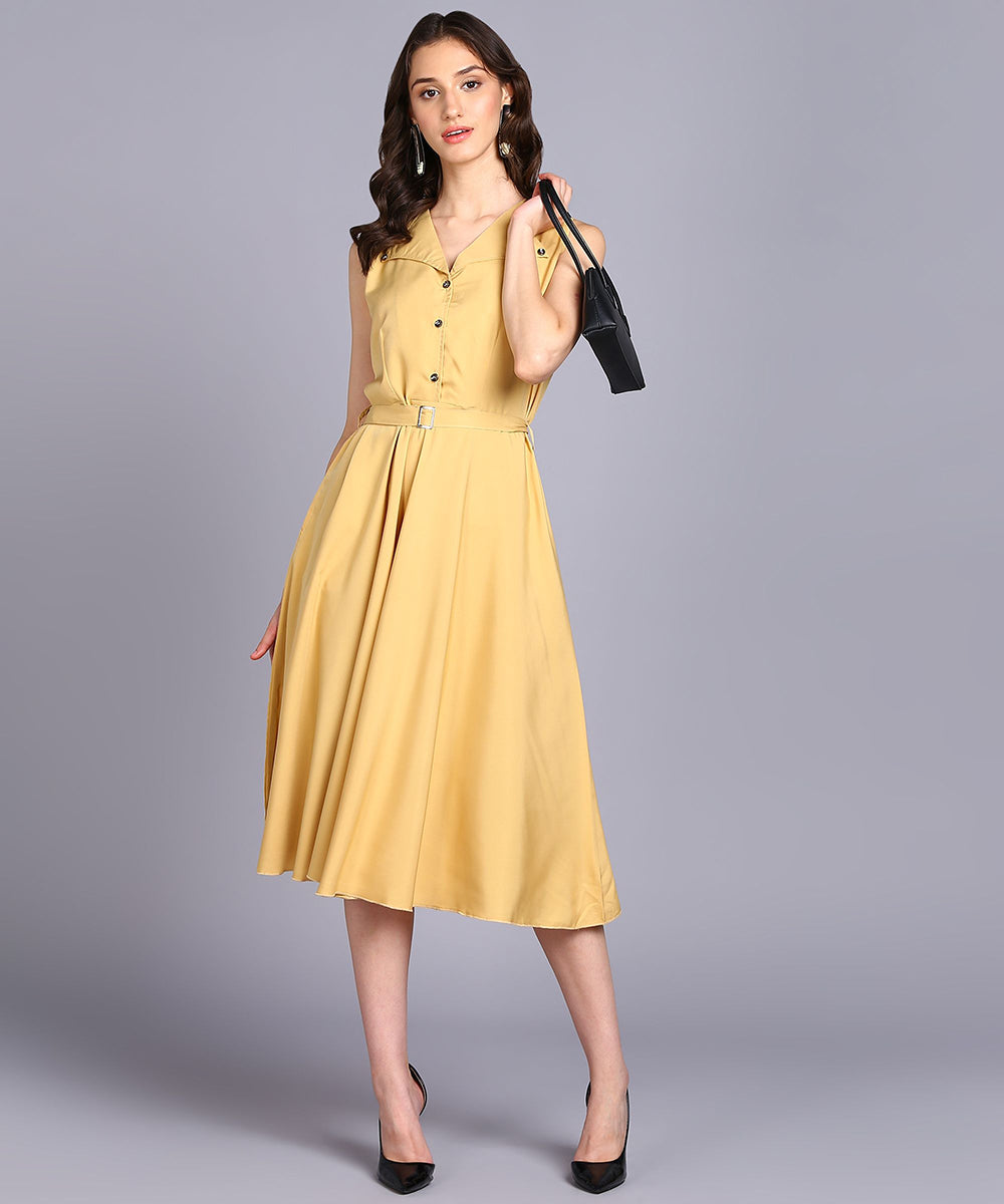 Rudraaksha Stylish solid Dress For women