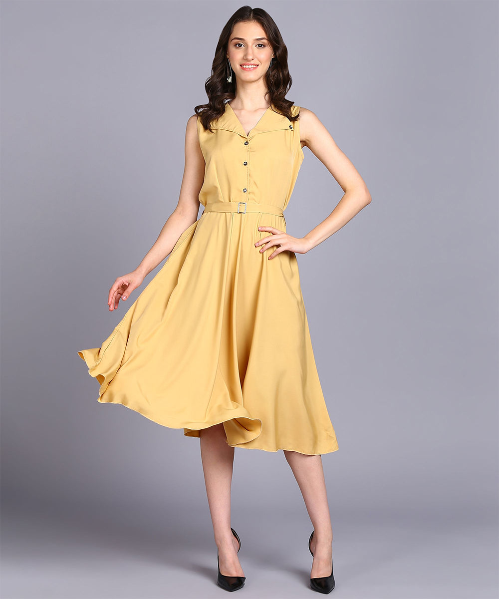 Rudraaksha Stylish solid Dress For women