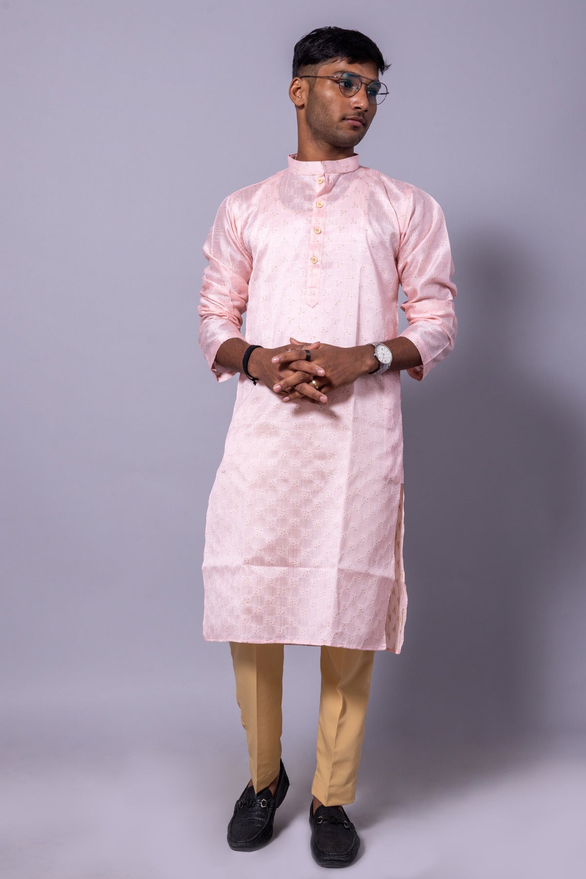 Men's Silk Kurta Pyjama Set