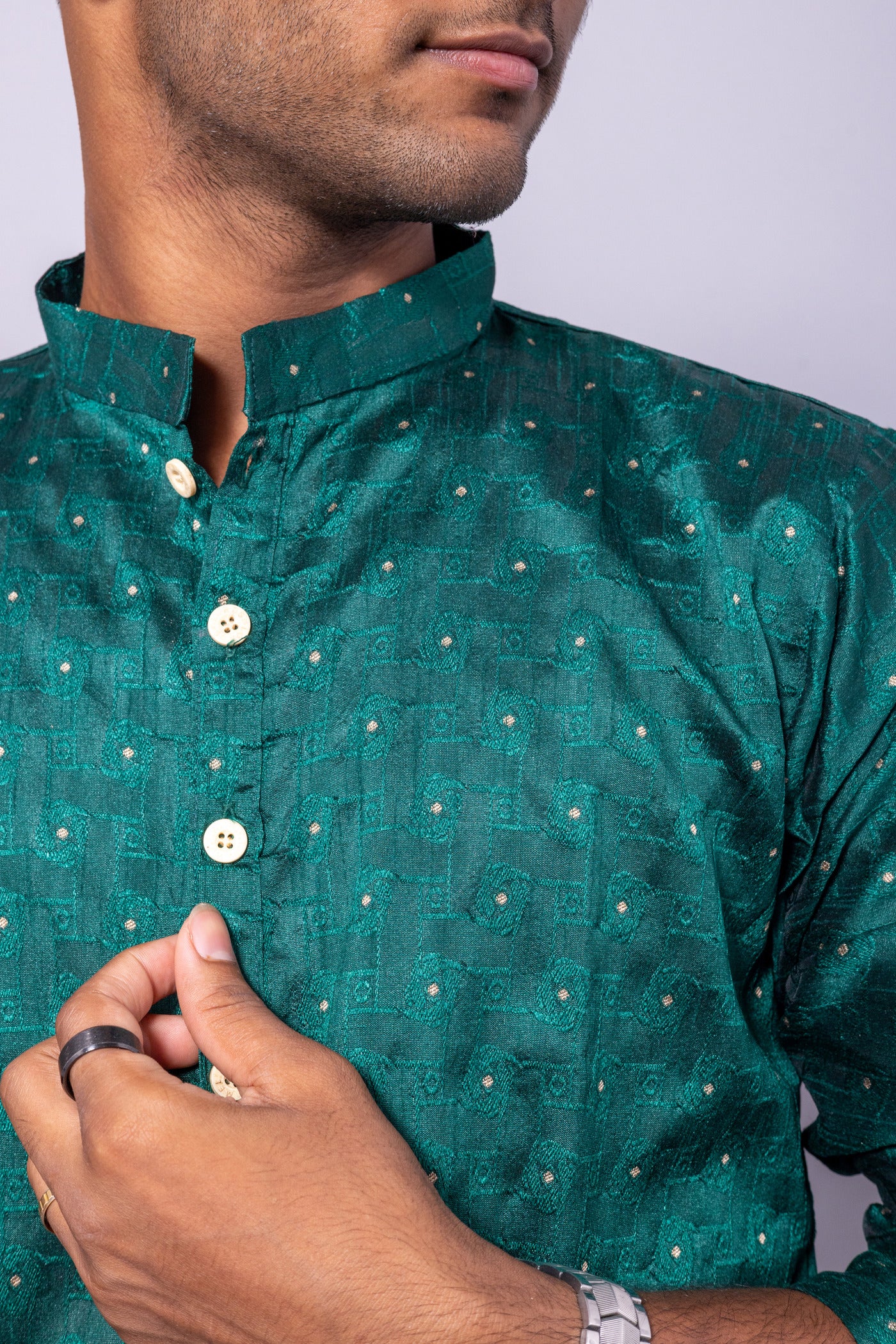 Men's Silk Kurta Pyjama Set
