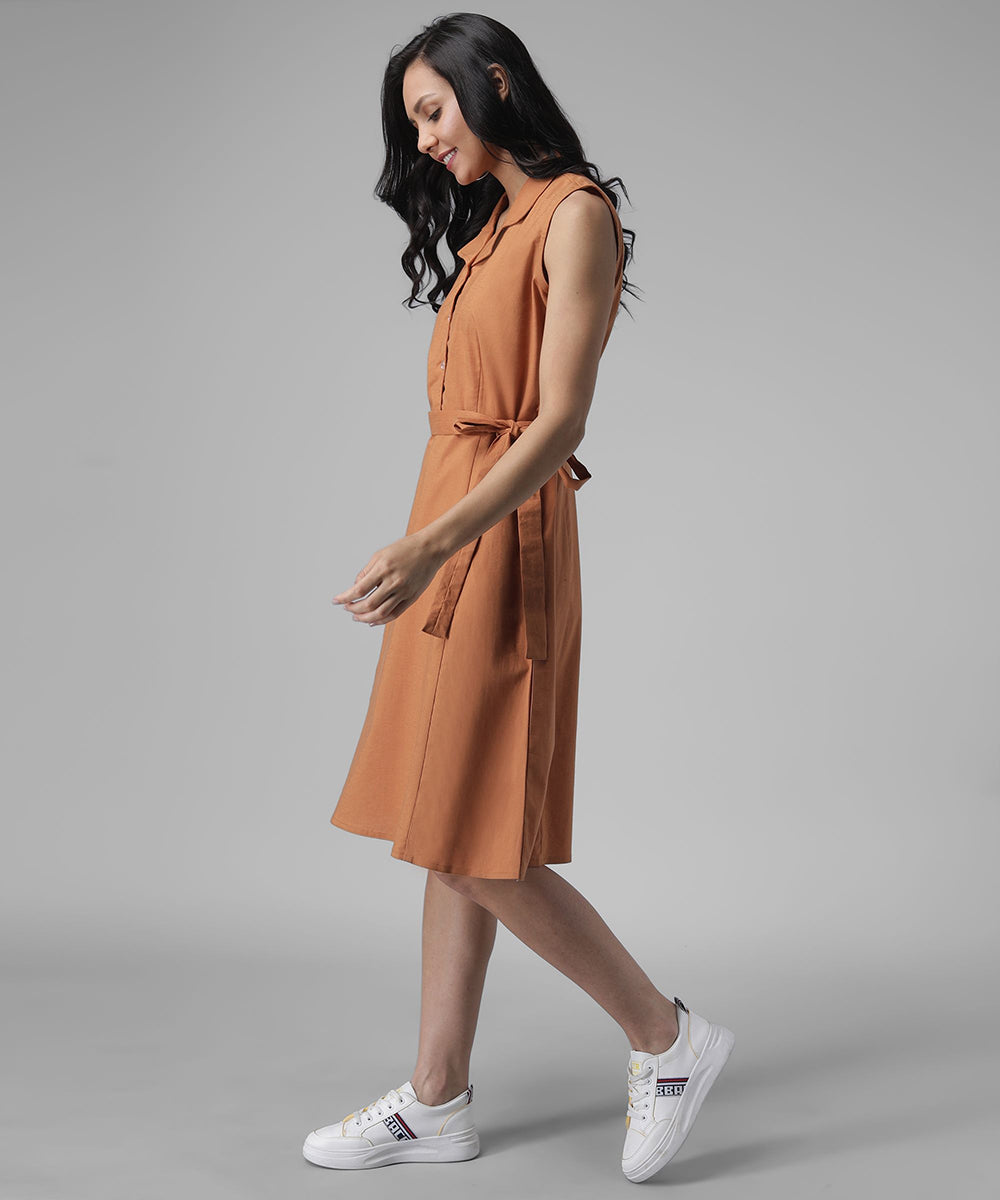 Cotton Plain Dress