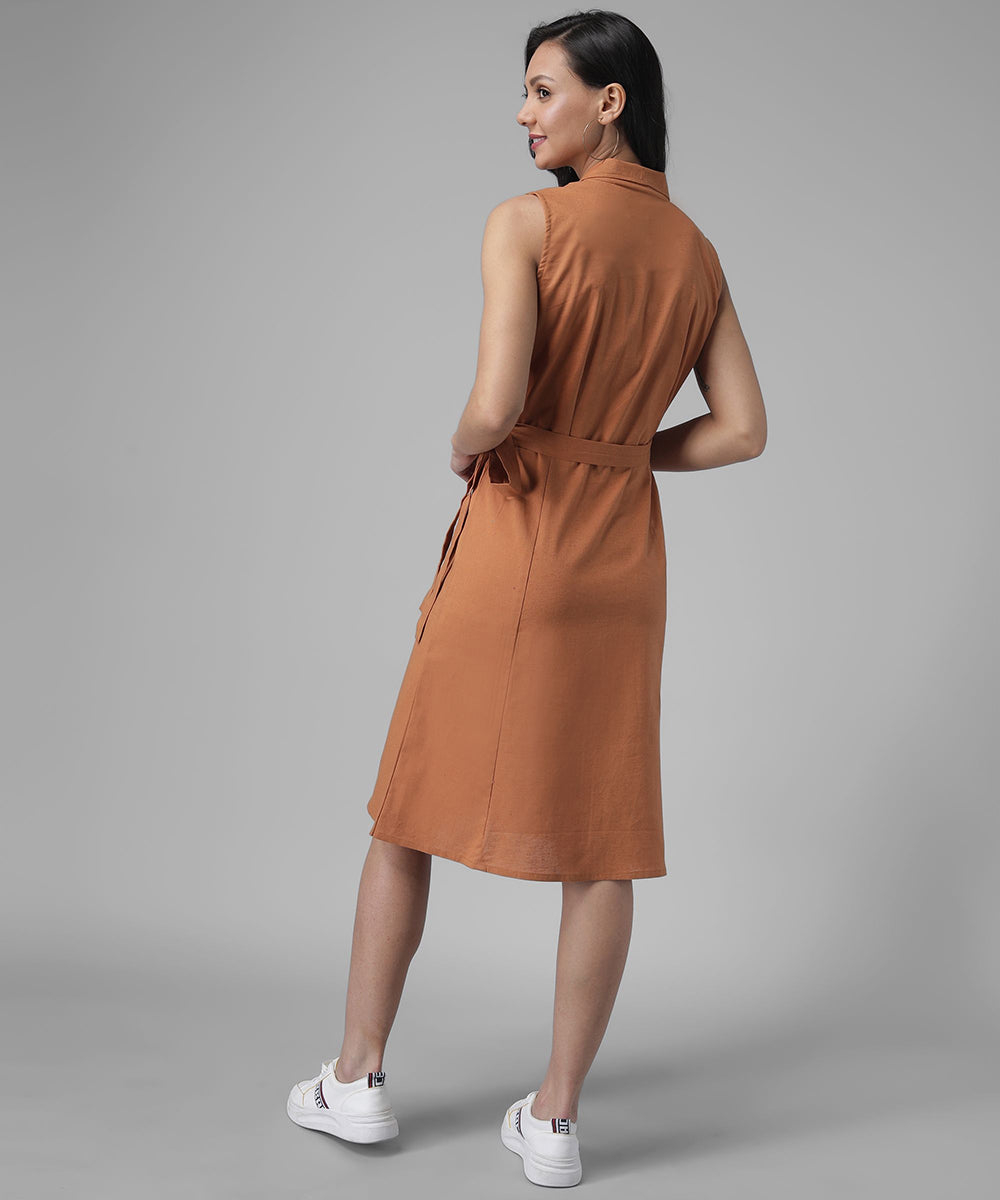 Cotton Plain Dress