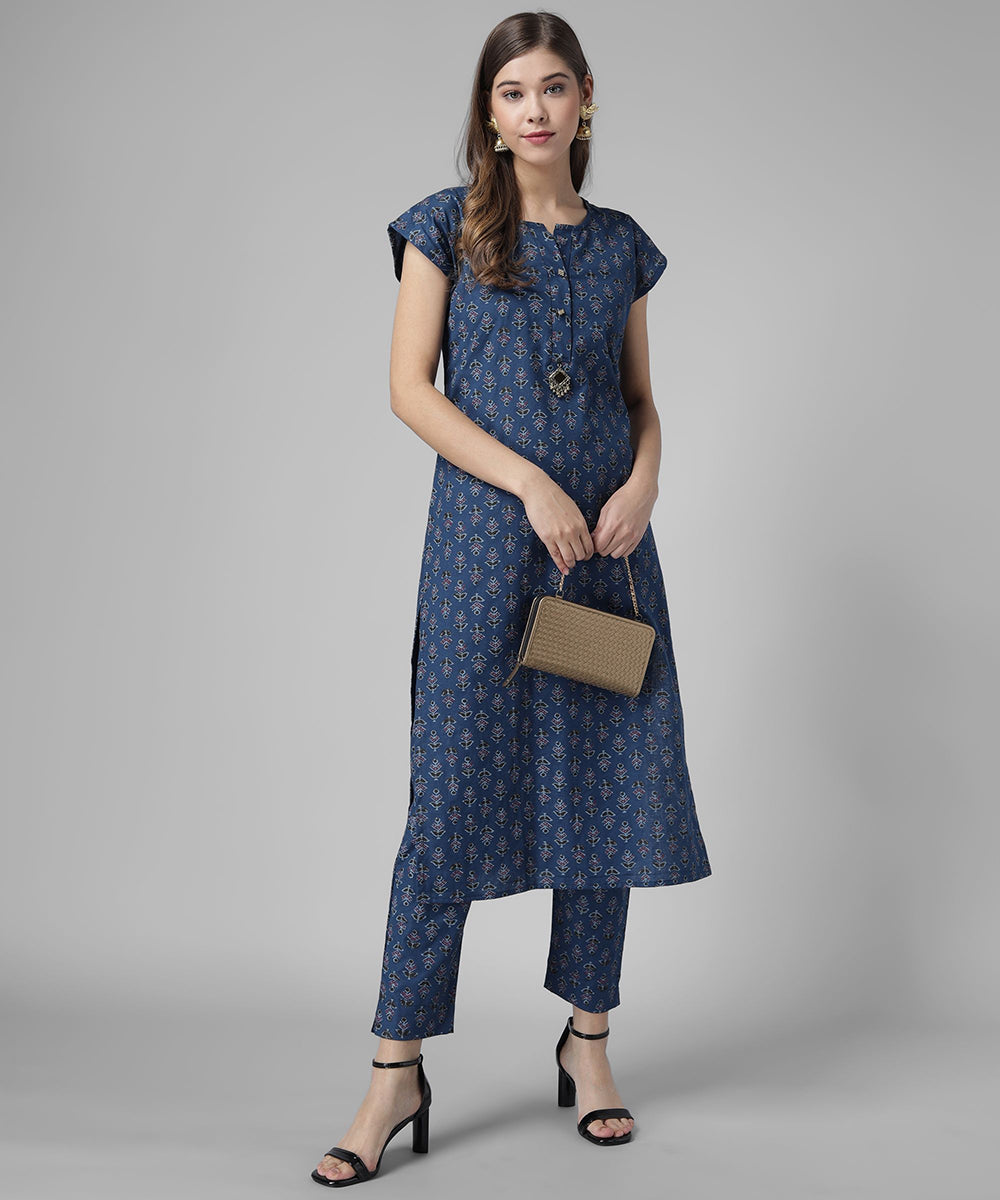 Printed Kutra Palazzo Set
